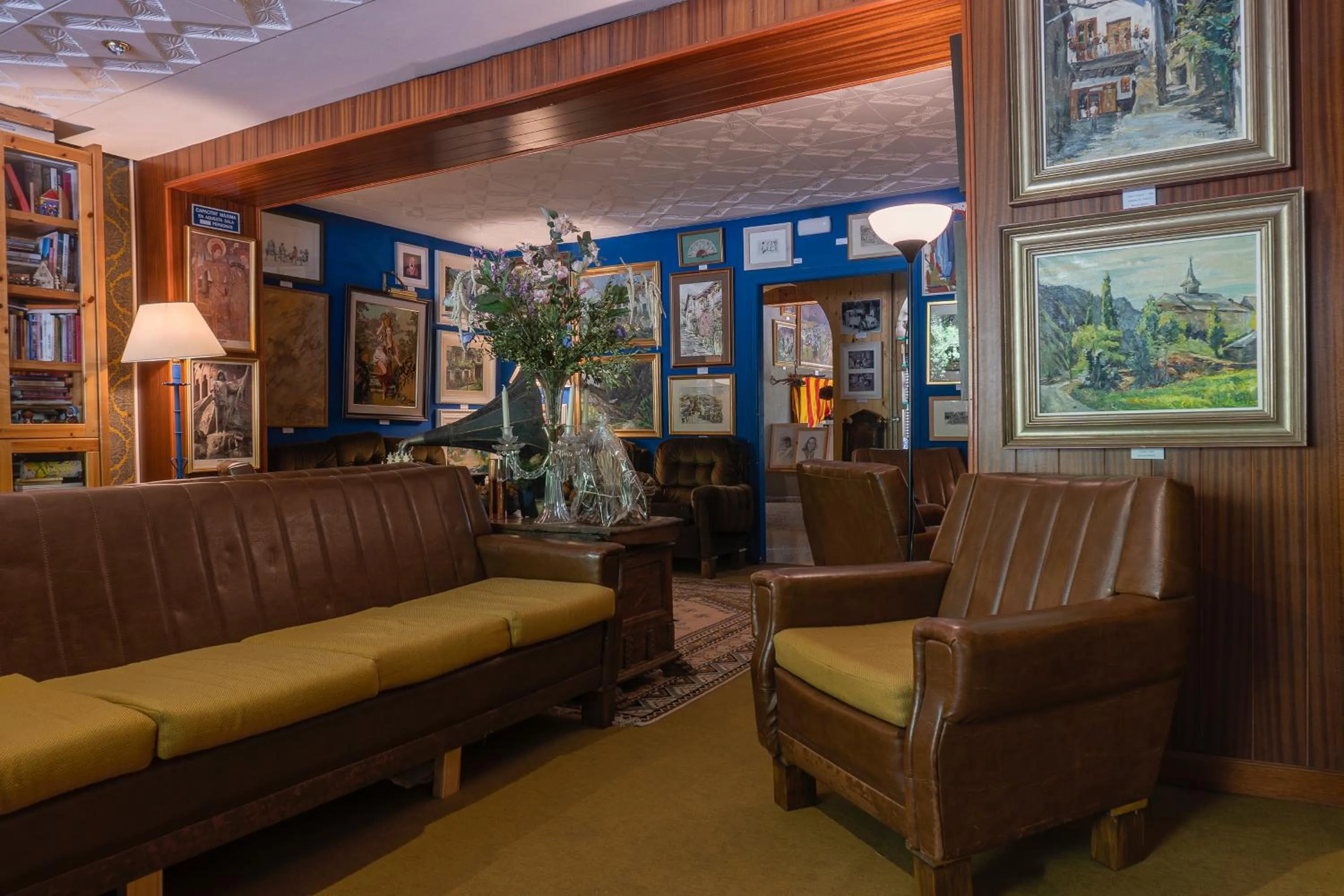 Communal lounge/ TV room in Hotel Cardós