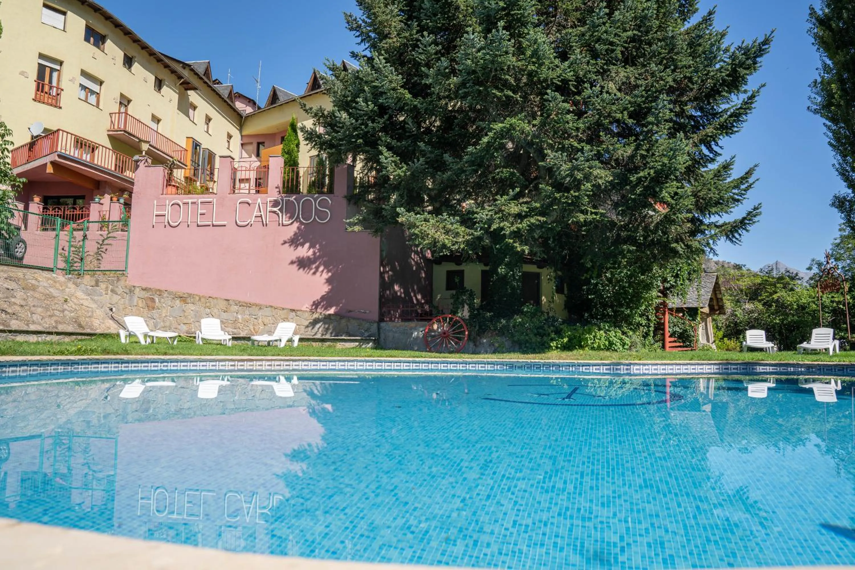 Garden in Hotel Cardós