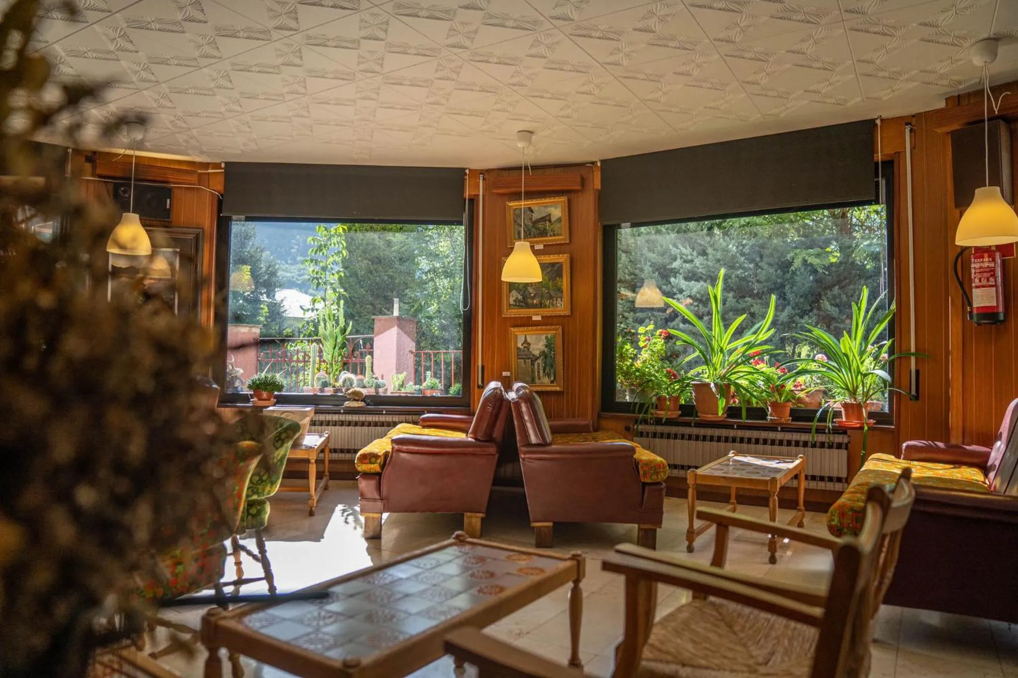 Communal lounge/ TV room in Hotel Cardós