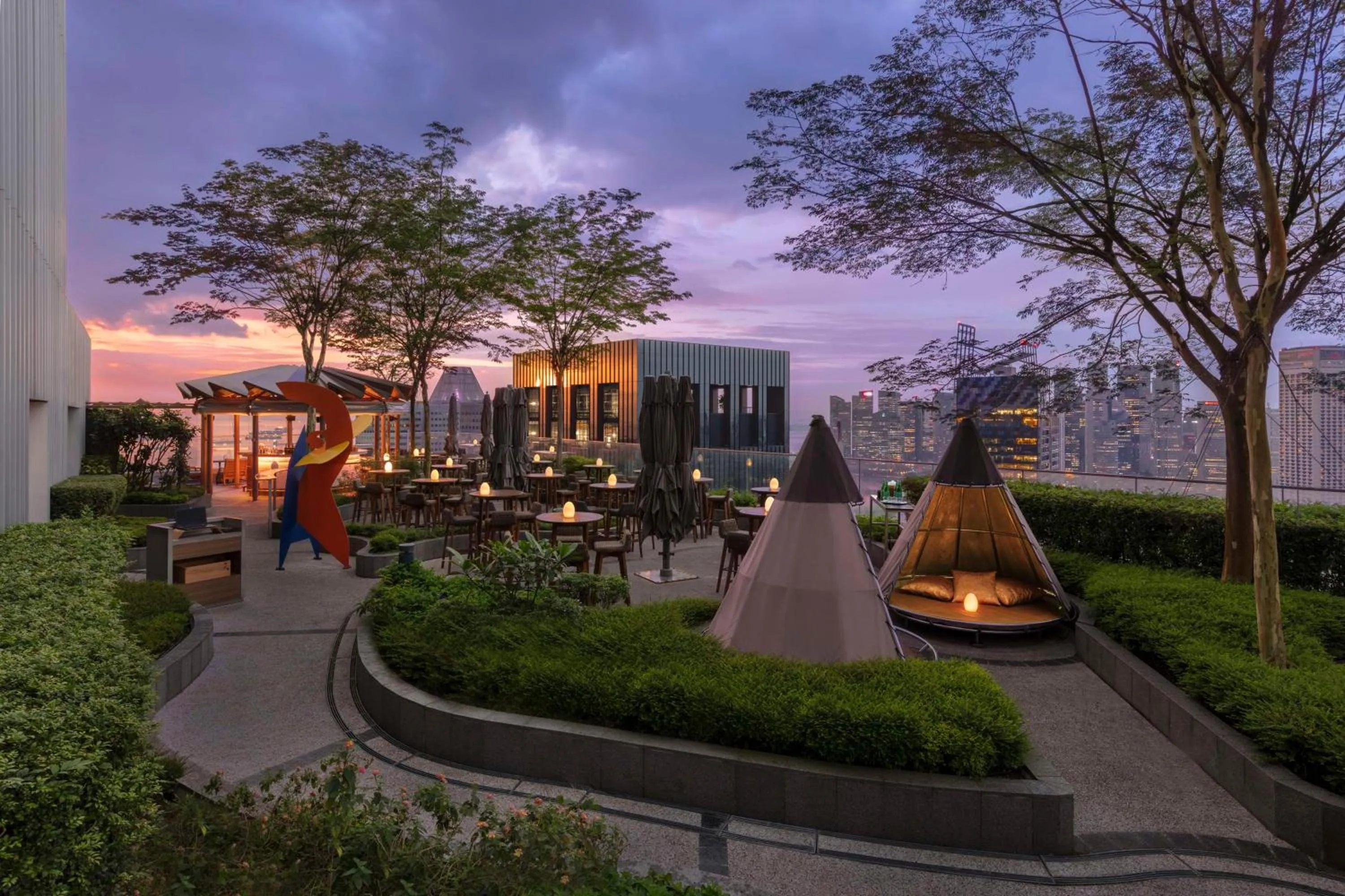 Property building in Andaz Singapore, By Hyatt