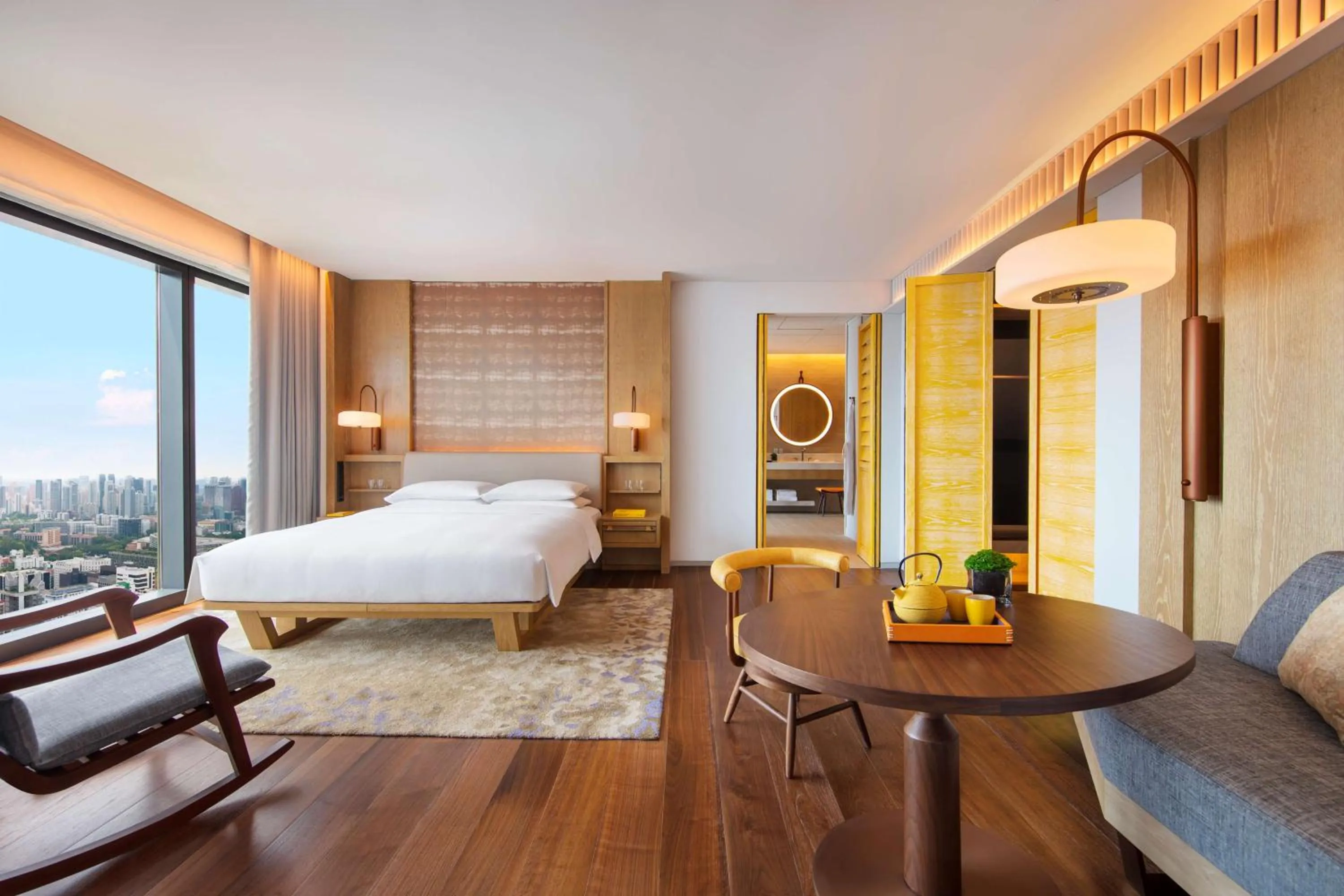 Photo of the whole room, Bed in Andaz Singapore, By Hyatt