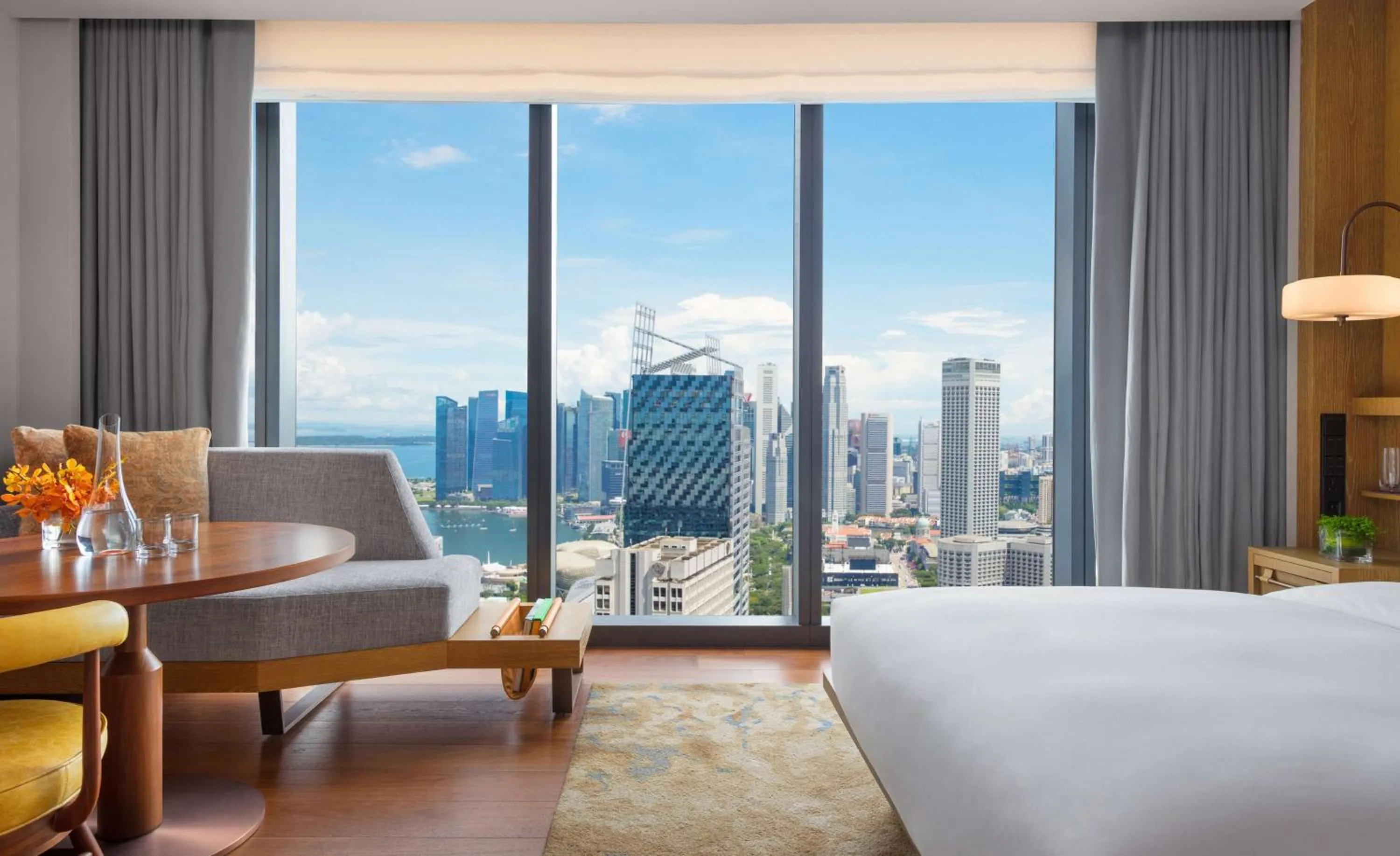 Photo of the whole room, Bed in Andaz Singapore, By Hyatt