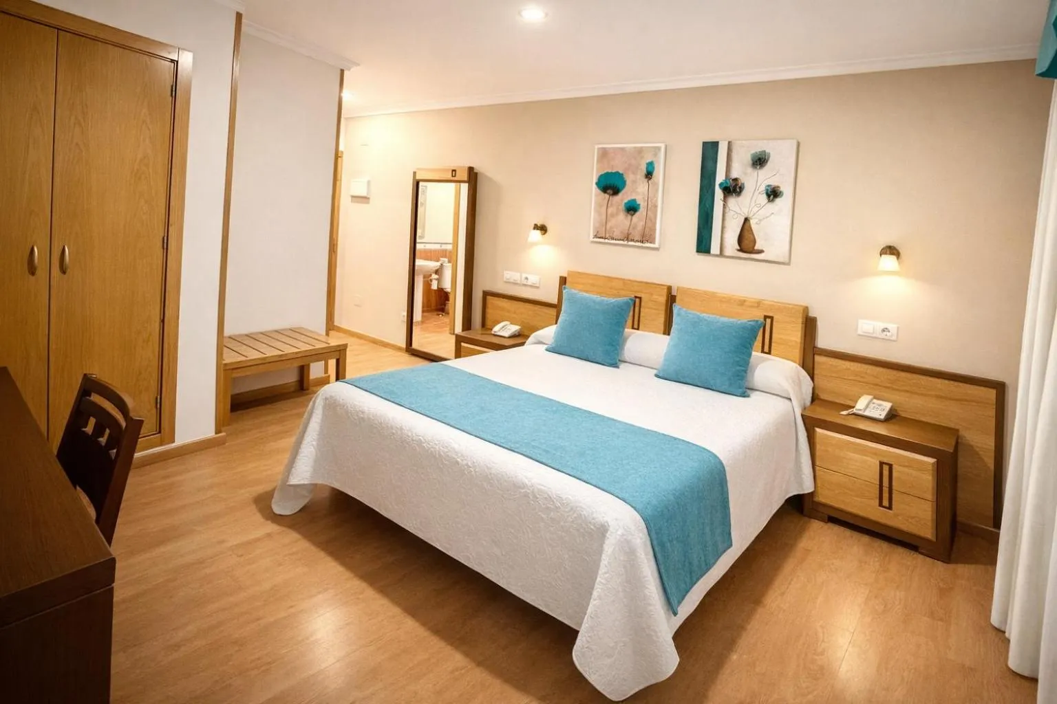 Bed in Hotel Spa Galatea