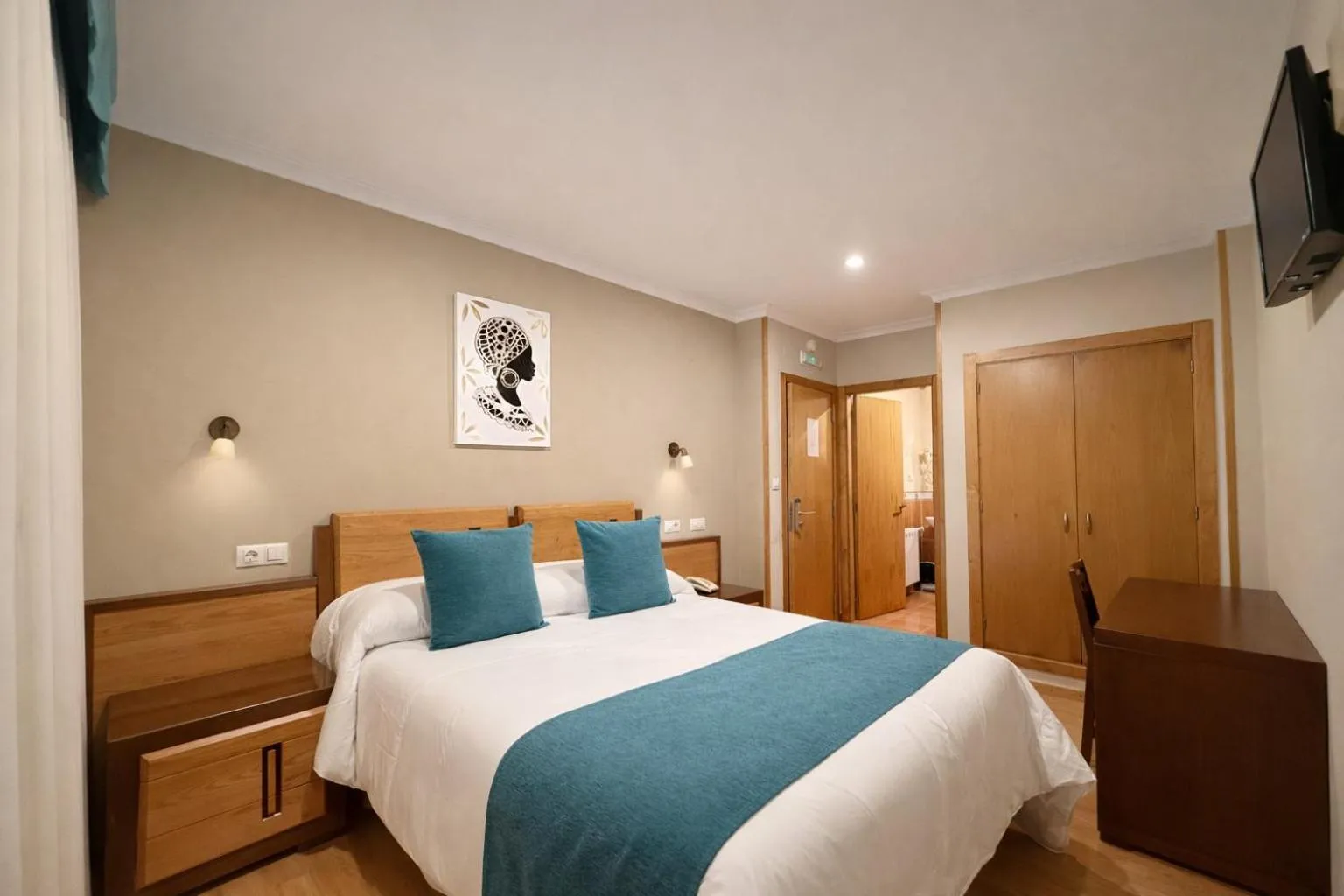 Bed in Hotel Spa Galatea