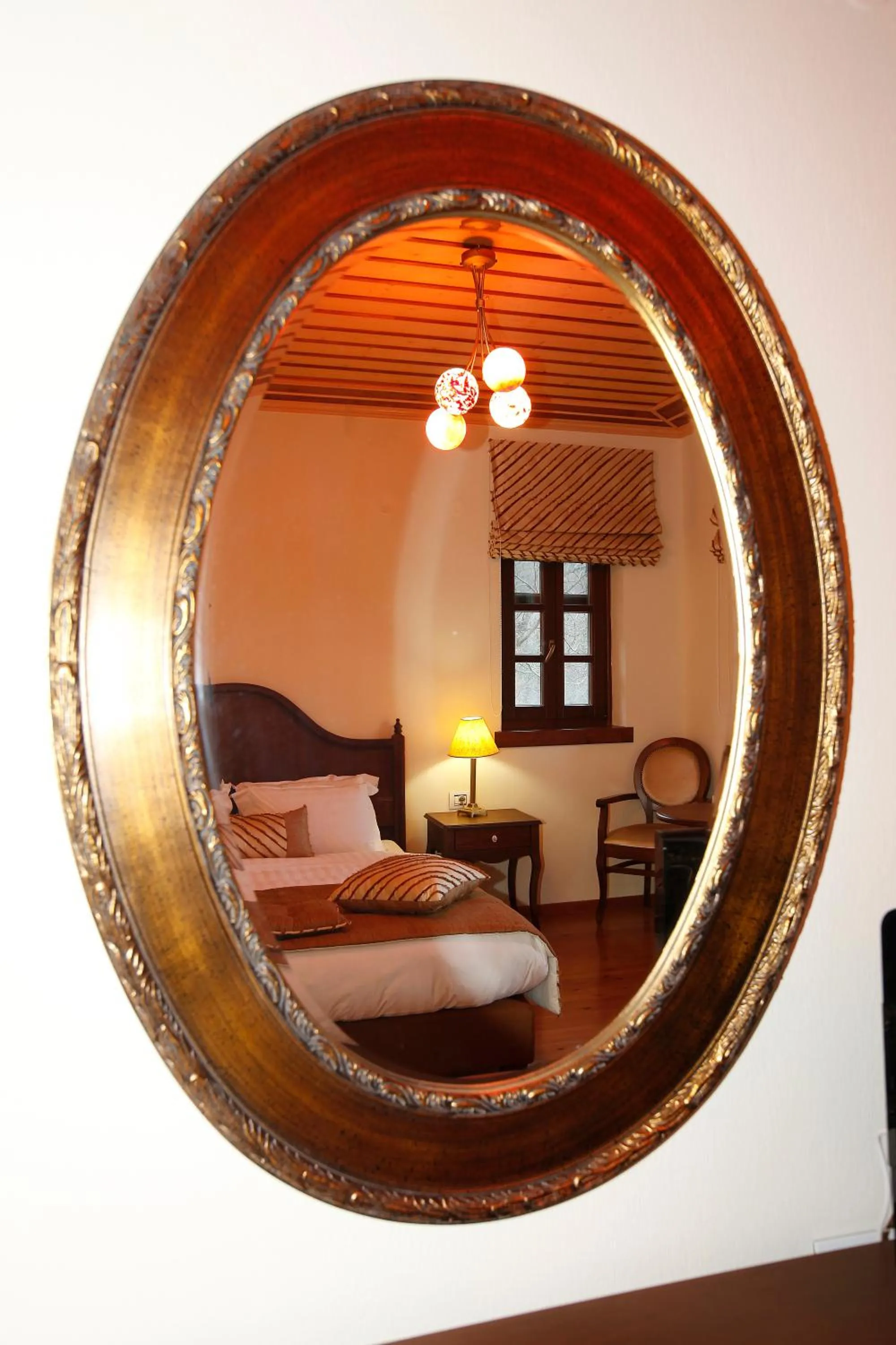 Decorative detail, Bed in Hotel Athina