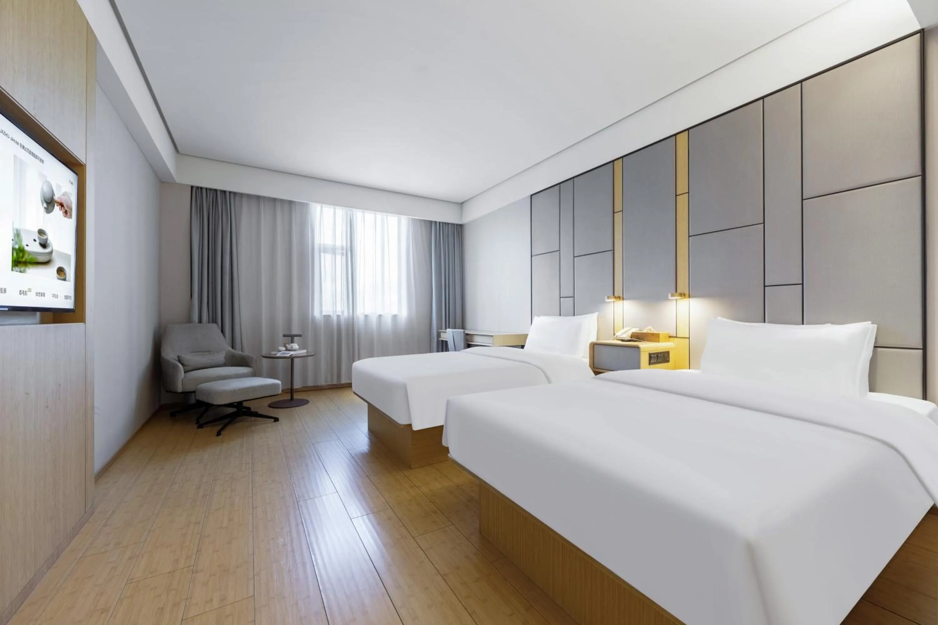 Bed in JI Hotel Shanghai Jinqiao