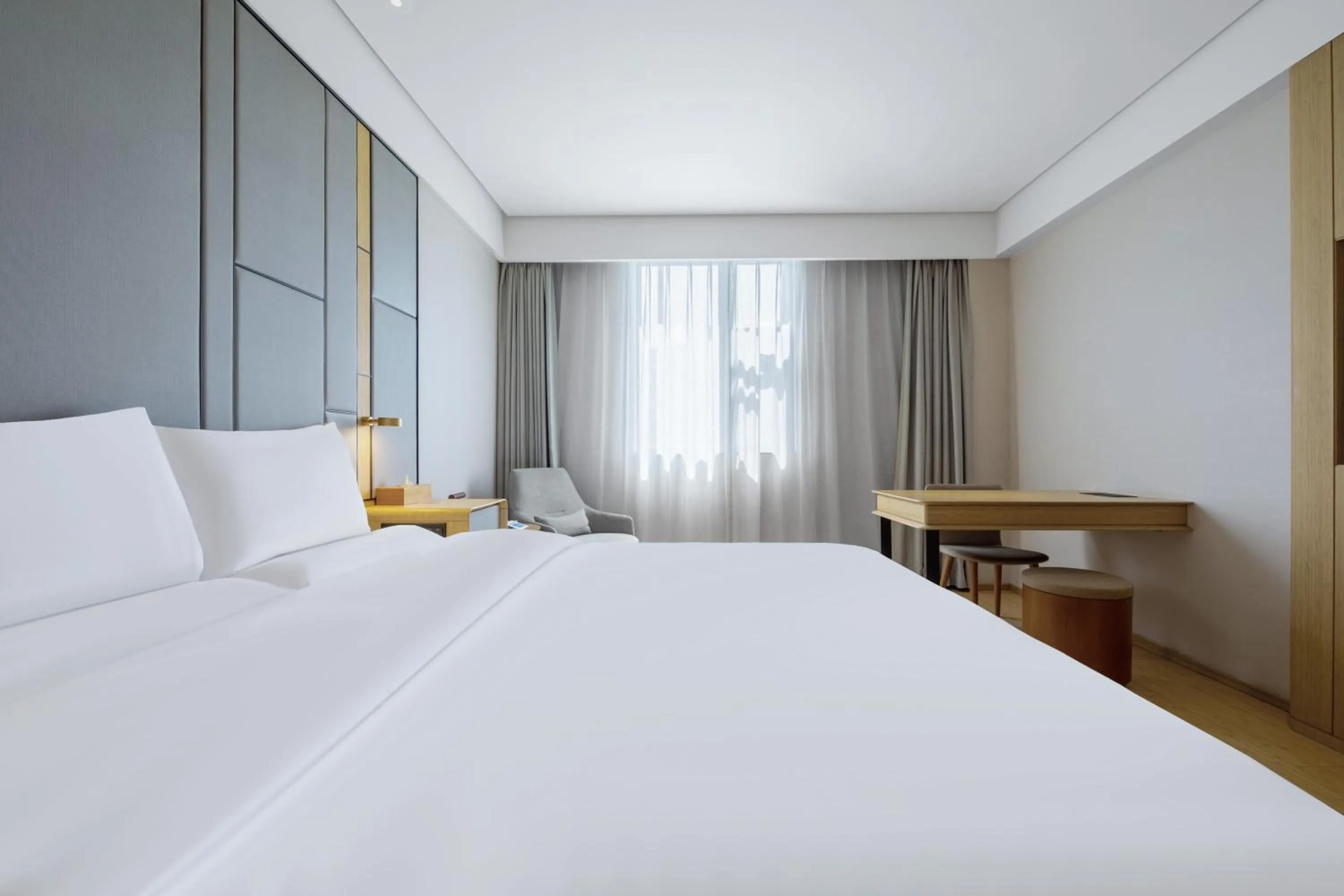 Bed in JI Hotel Shanghai Jinqiao