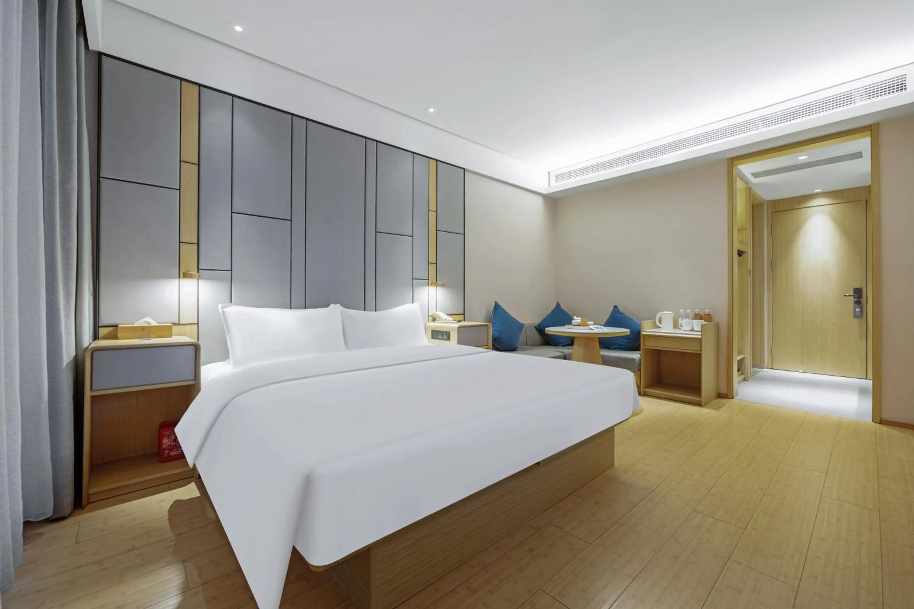 Bed in JI Hotel Shanghai Jinqiao