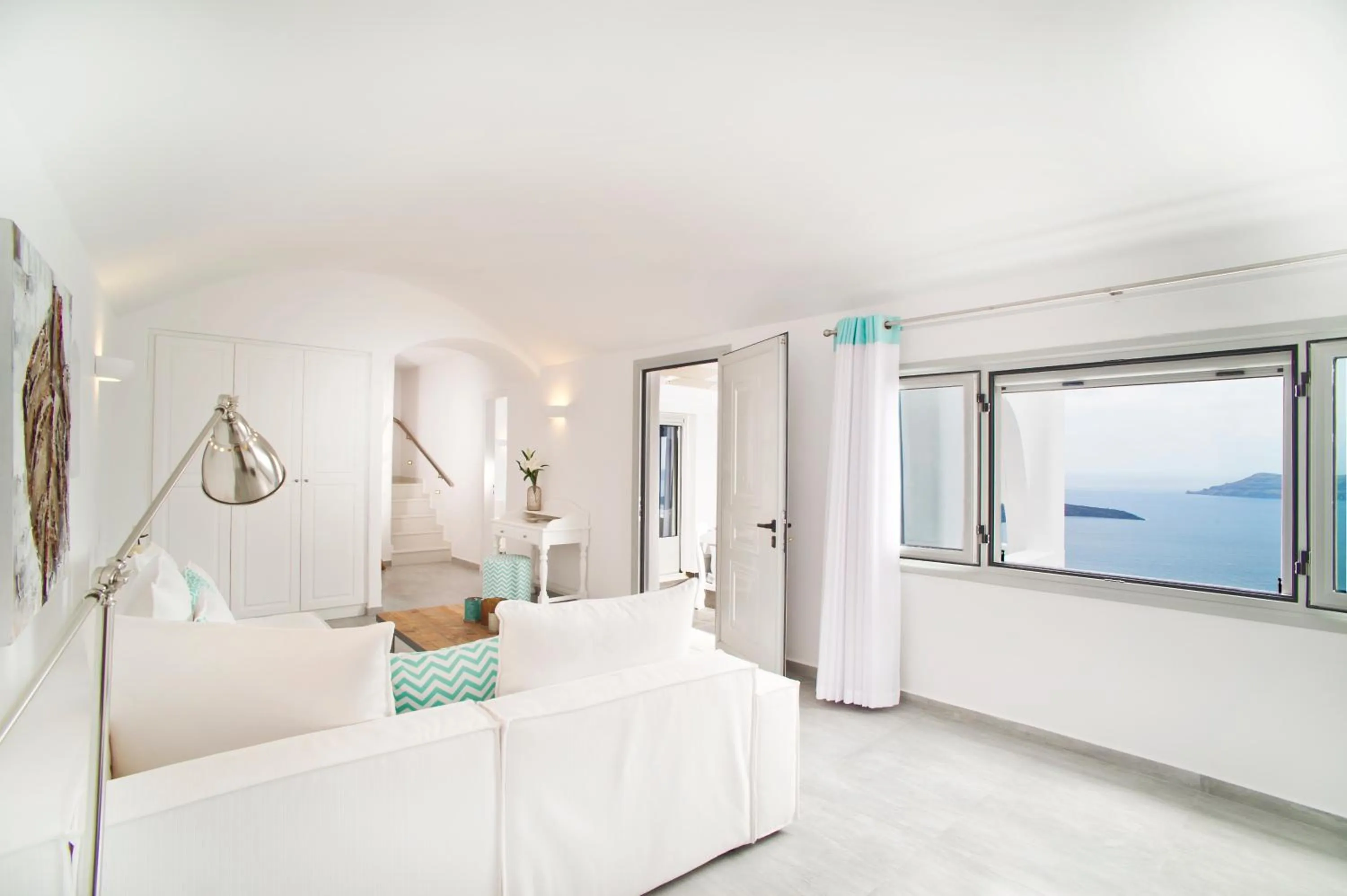 Living room, Bed in Agali Houses