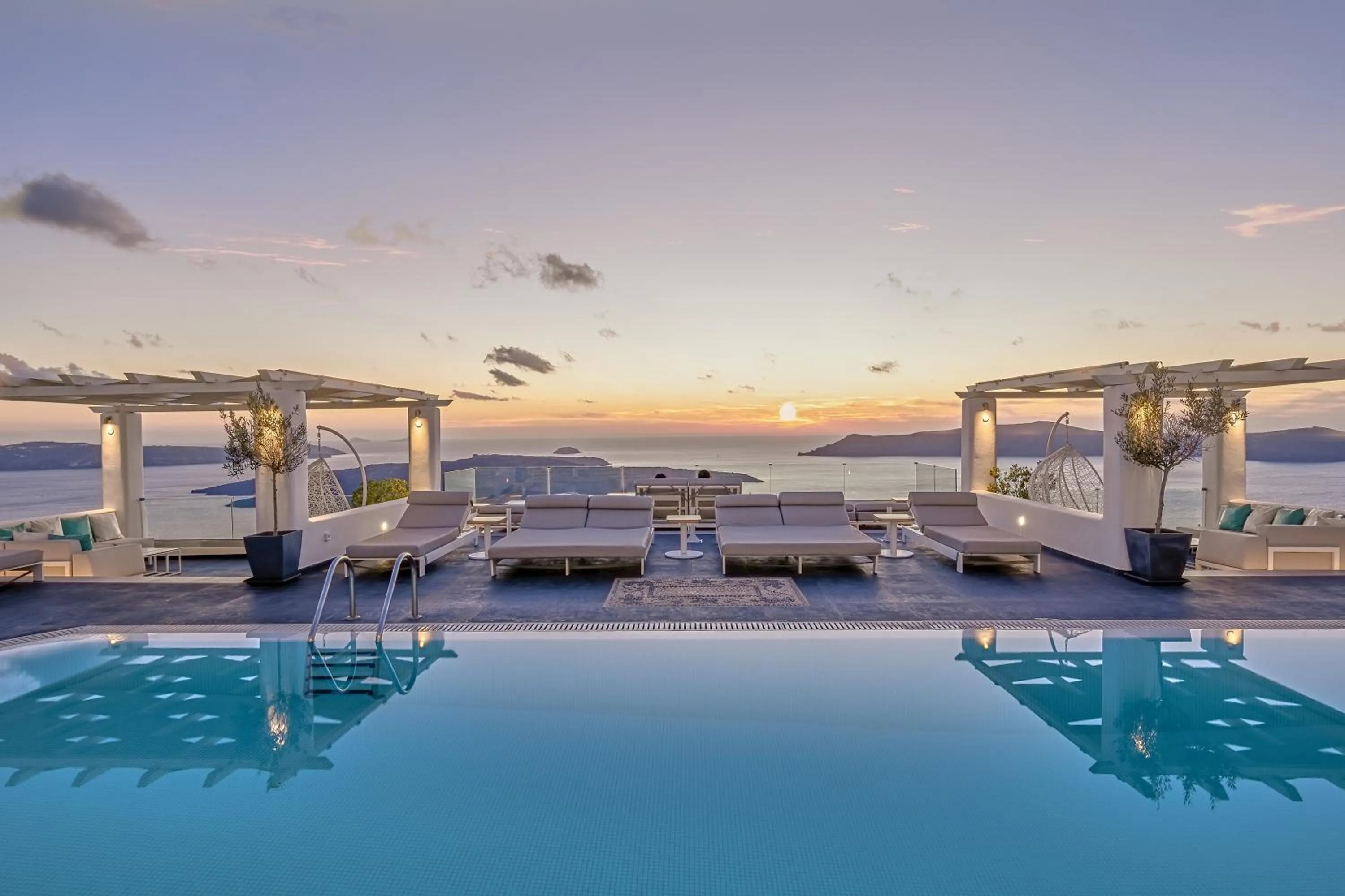 Swimming pool in Agali Houses