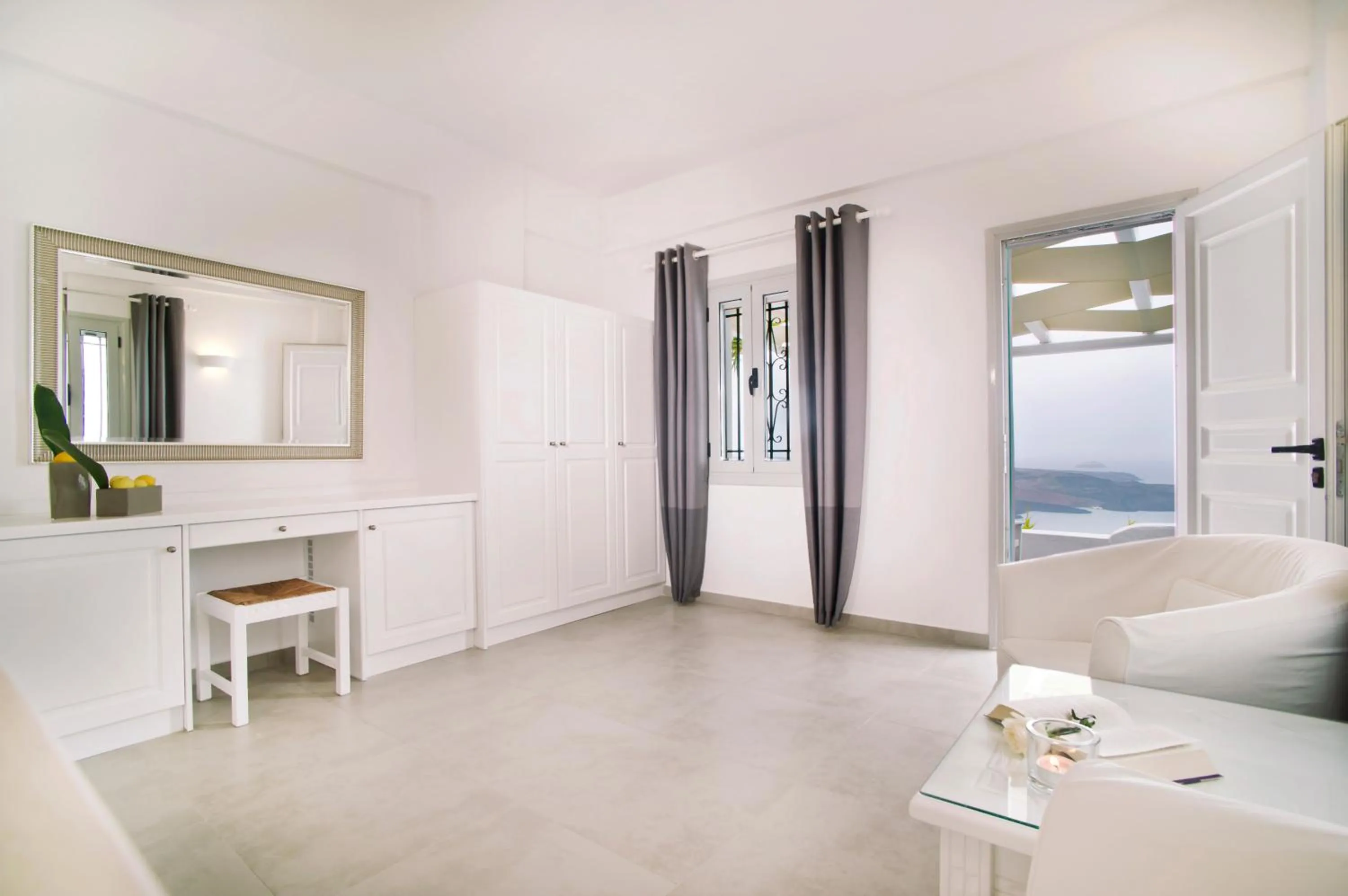 Seating area in Agali Houses