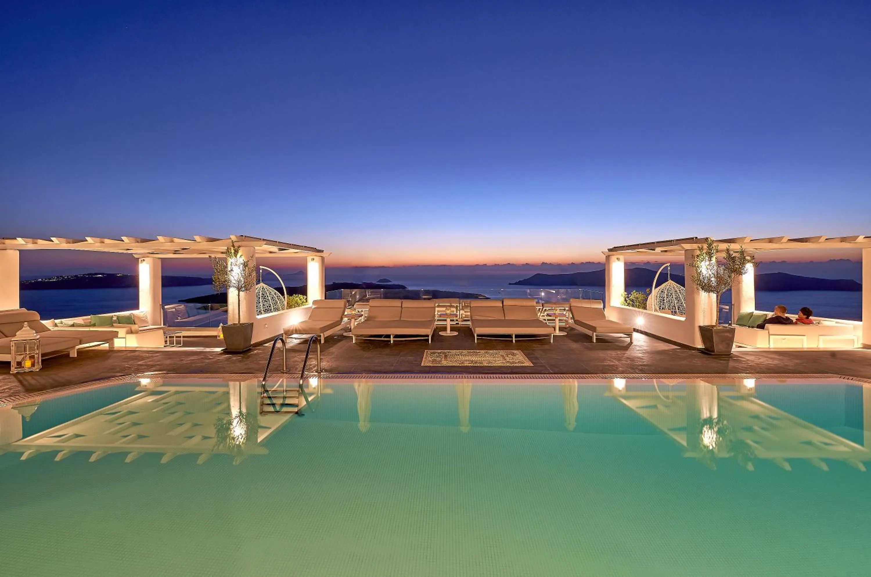 Swimming pool in Agali Houses