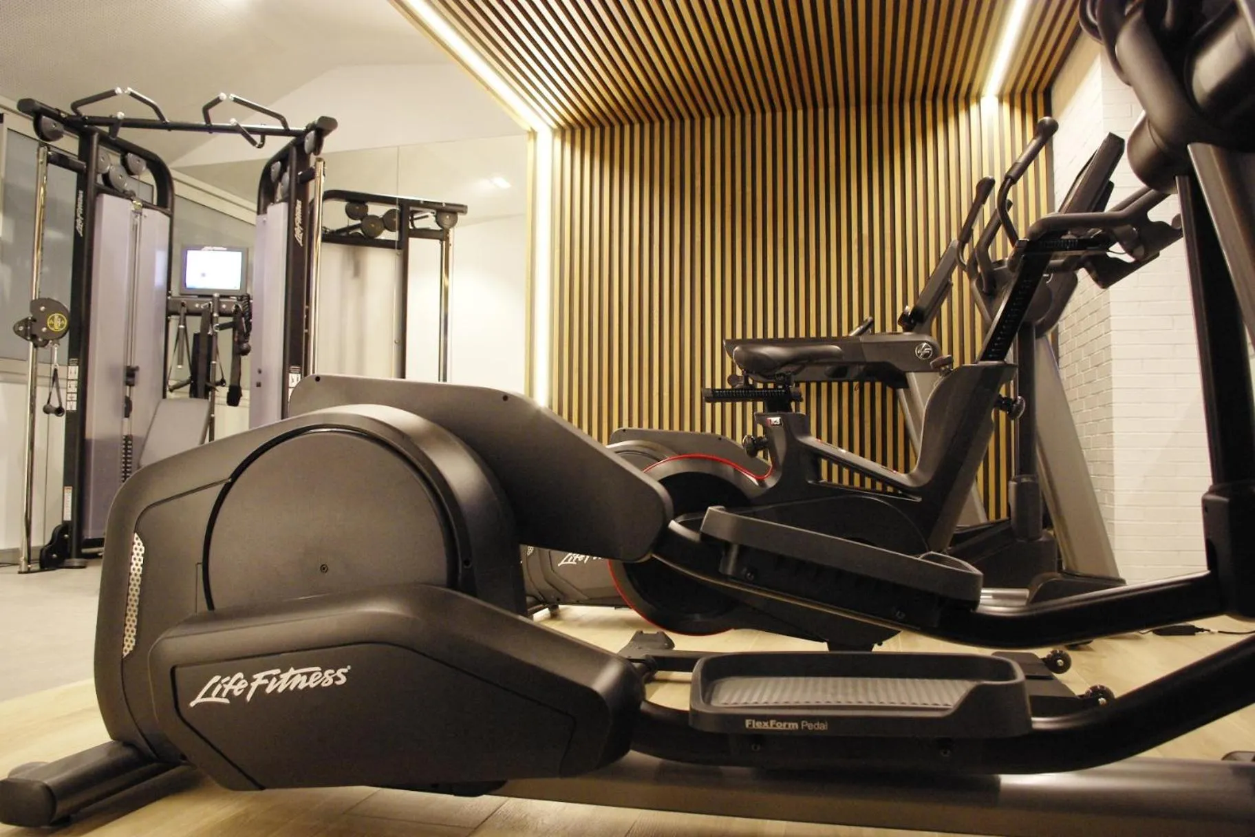 Fitness centre/facilities in 08028 Apartments