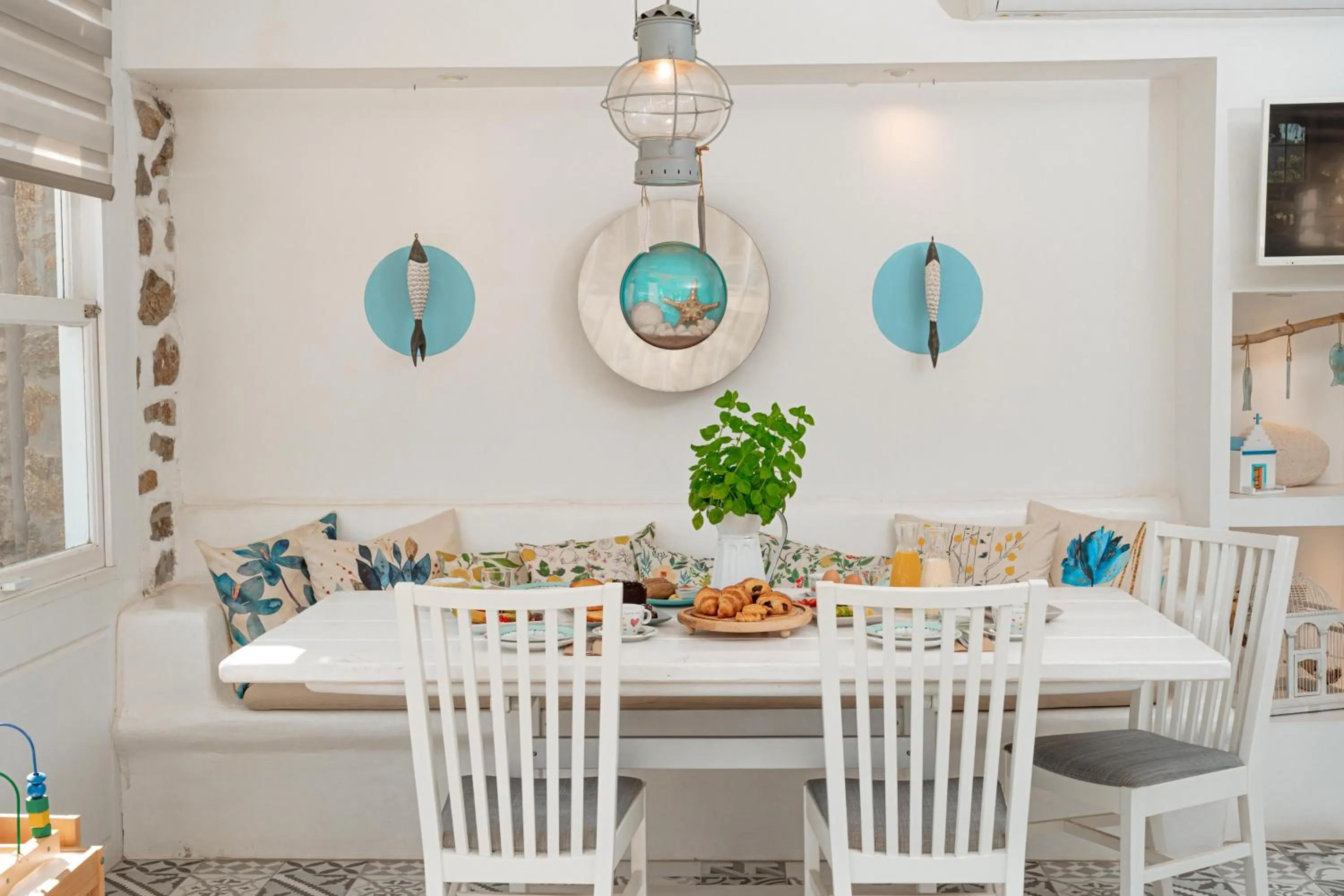 Dining area in La Stella Stay