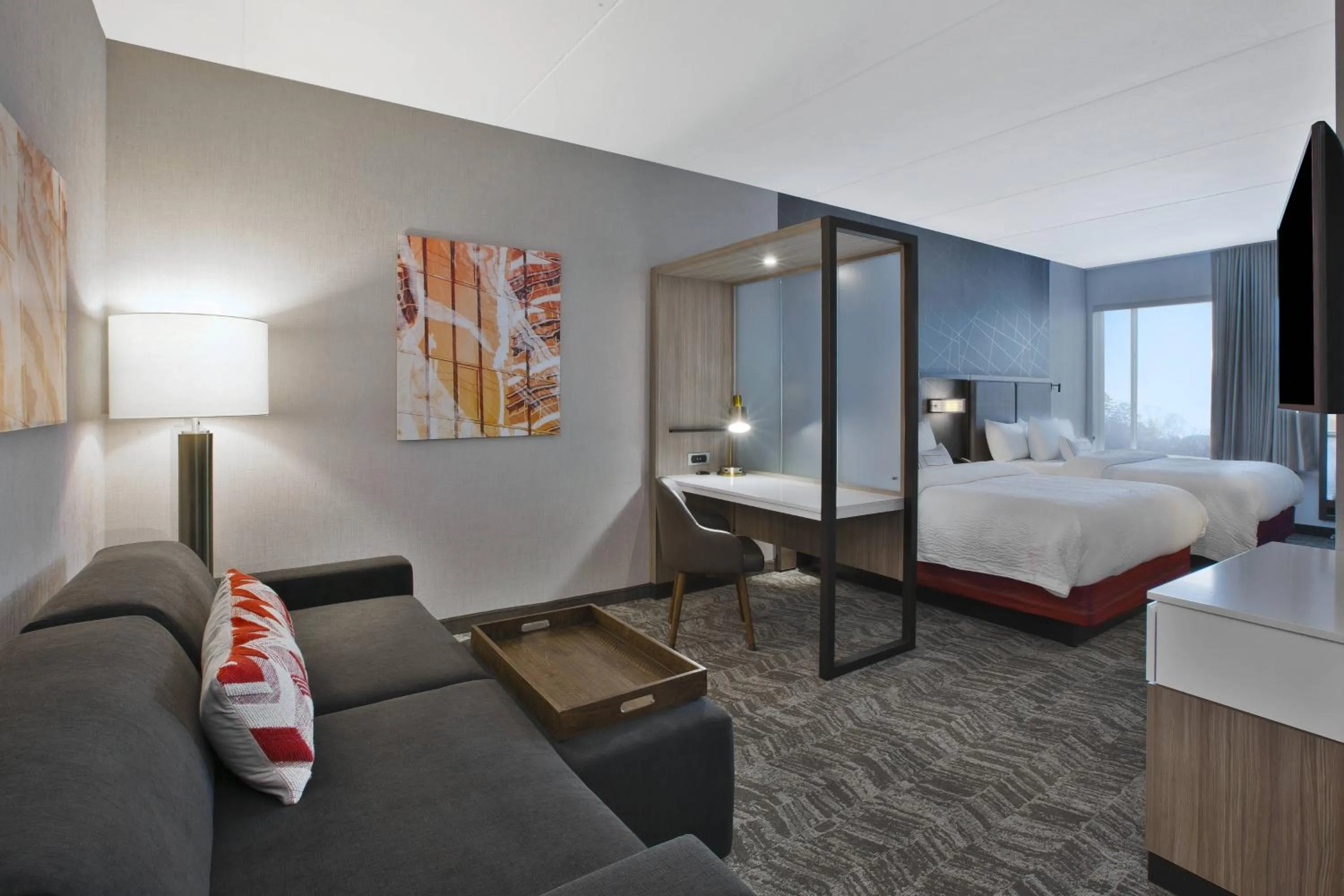 Living room, Bed in SpringHill Suites by Marriott Chattanooga North/Ooltewah