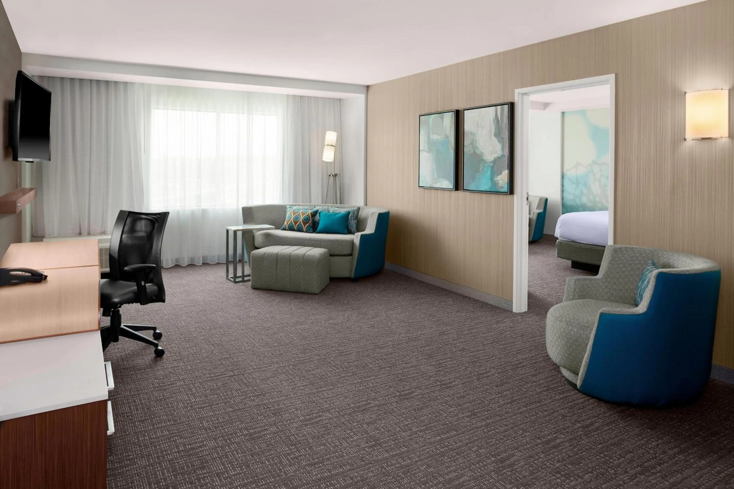Living room in Courtyard by Marriott Dallas Flower Mound