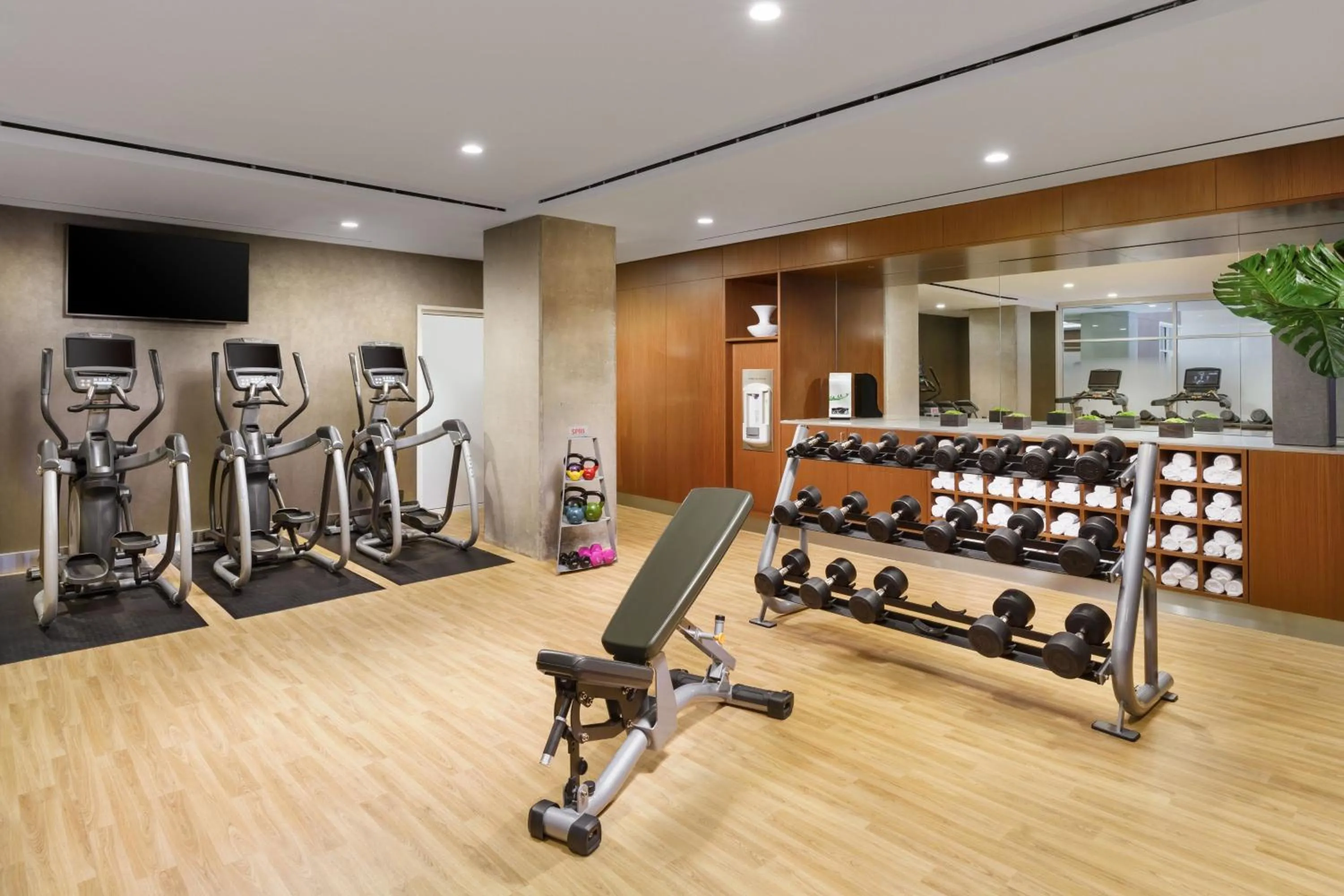 Fitness centre/facilities in AC Hotel by Marriott New York Times Square