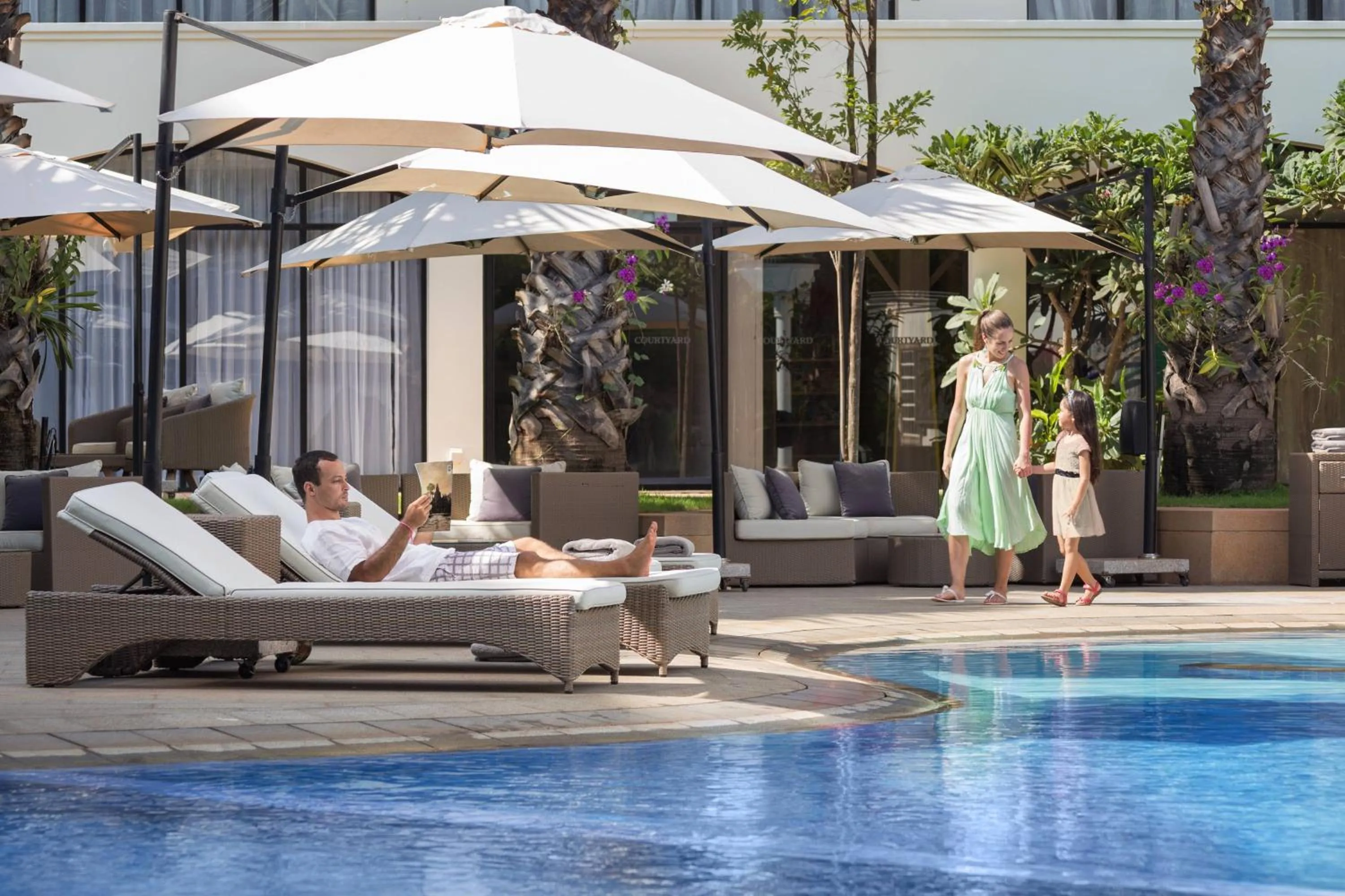 Swimming pool in Courtyard by Marriott Siem Reap Resort