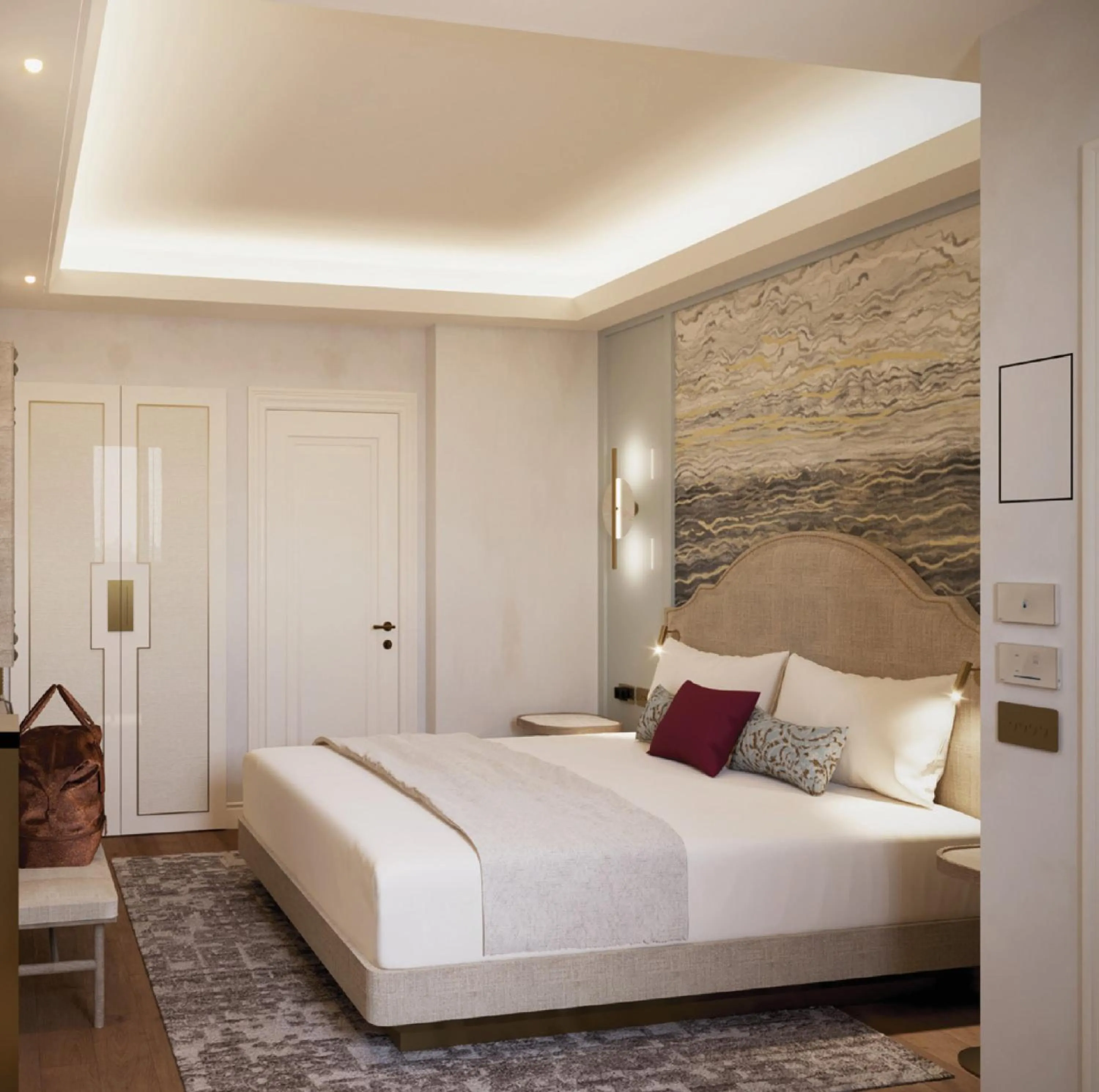 Photo of the whole room, Bed in Fortino Napoleonico