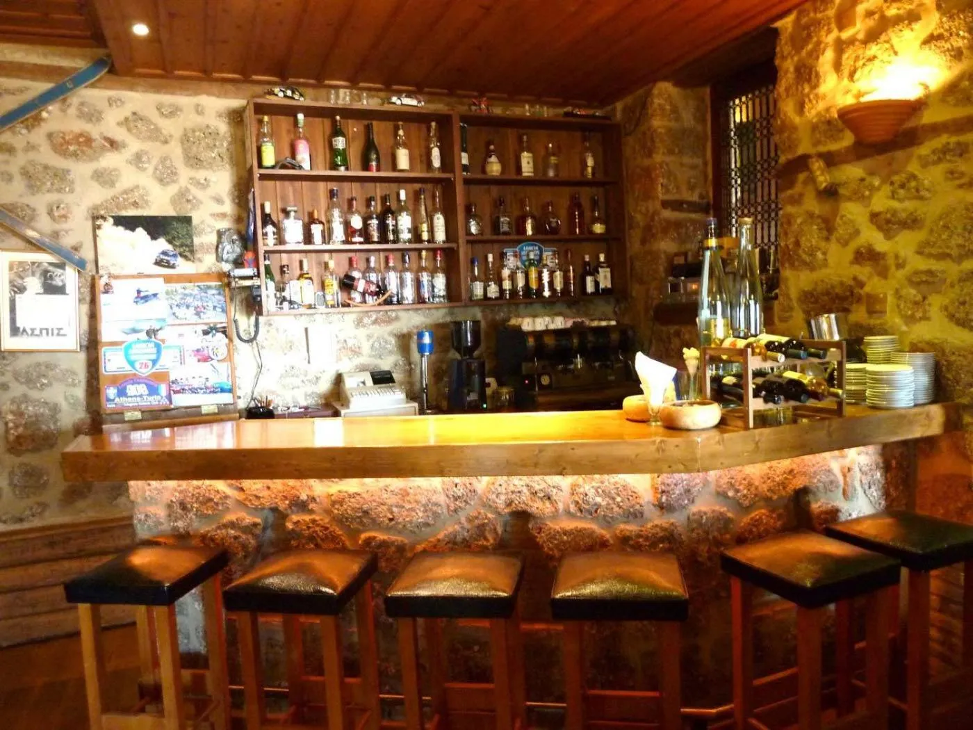 Lounge or bar in Pigi Tarlampa Hotel