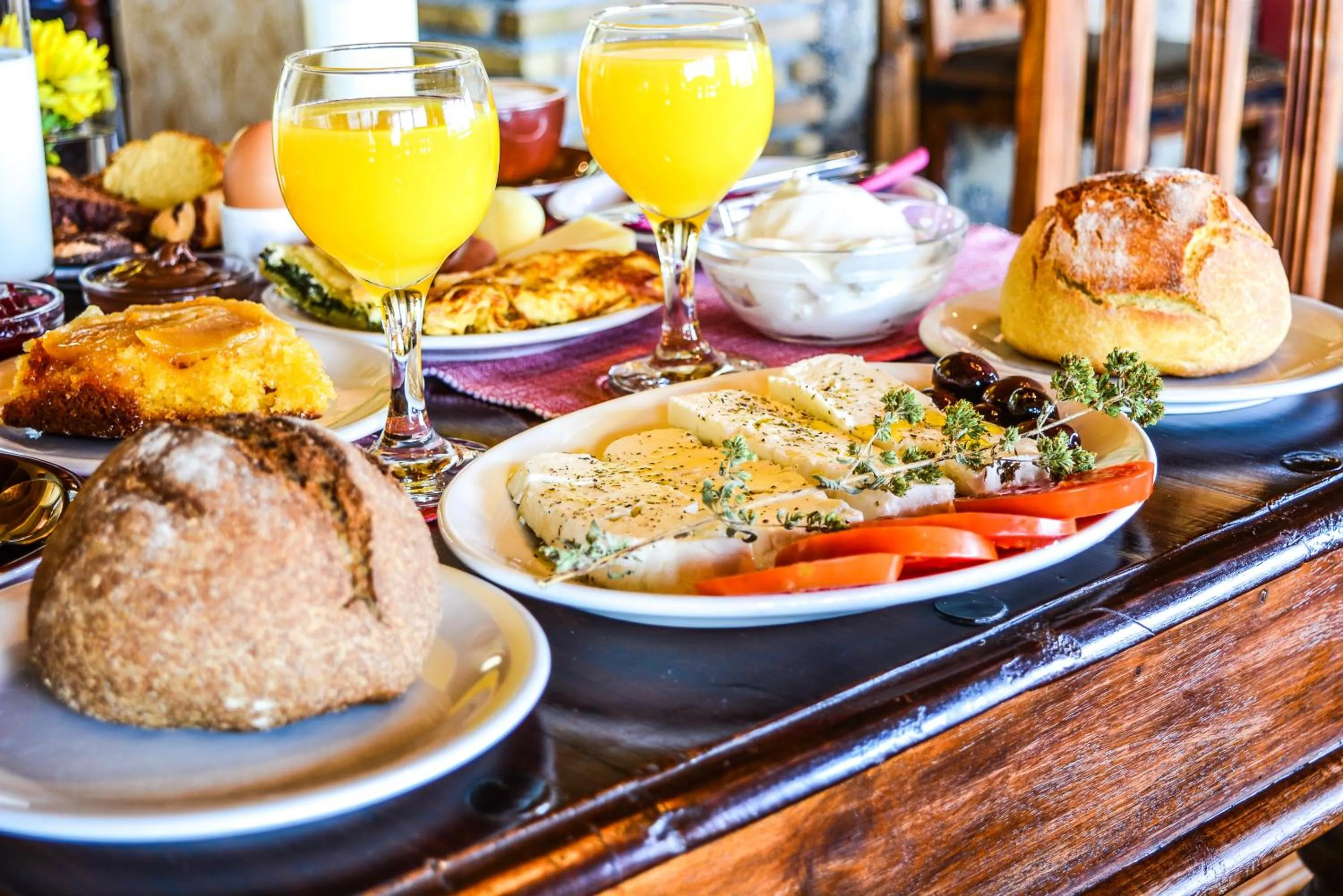 Breakfast in Pigi Tarlampa Hotel