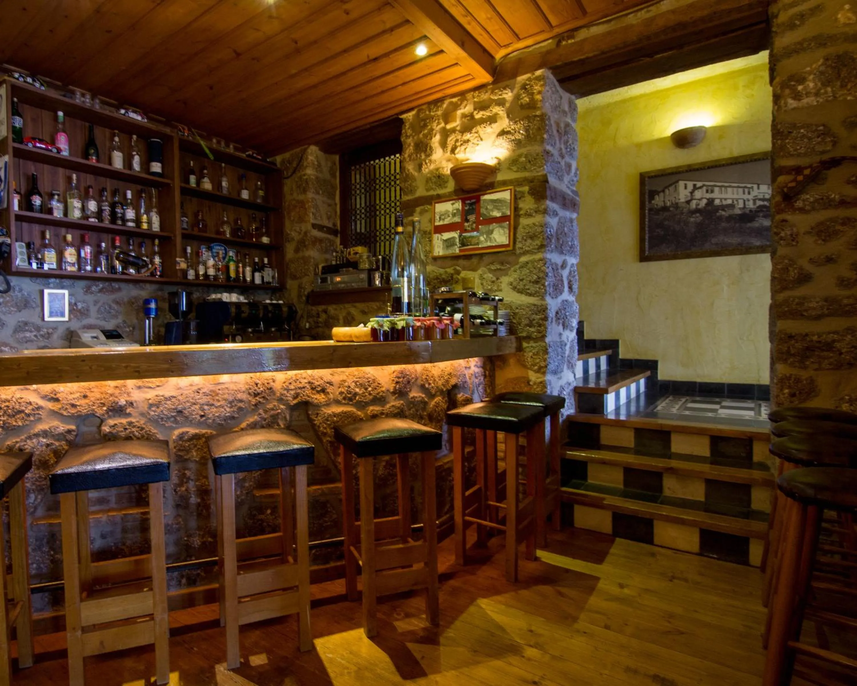 Lounge or bar in Pigi Tarlampa Hotel
