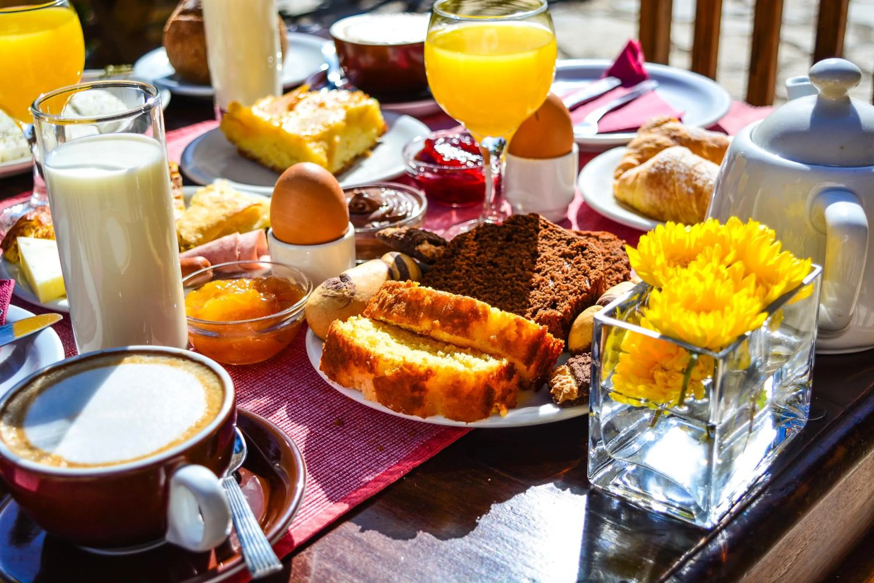 Breakfast in Pigi Tarlampa Hotel