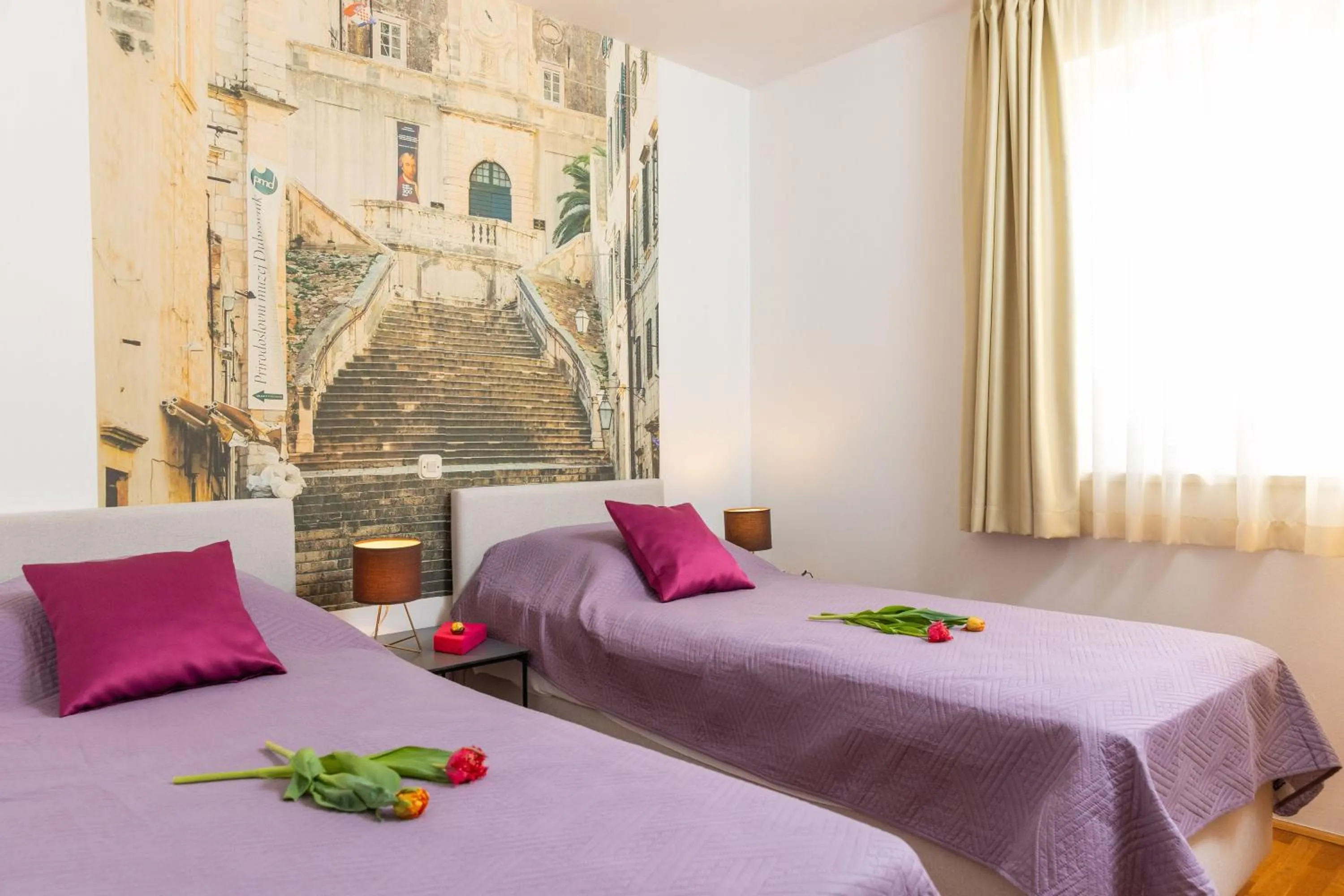 Bedroom, Bed in Villa Erna