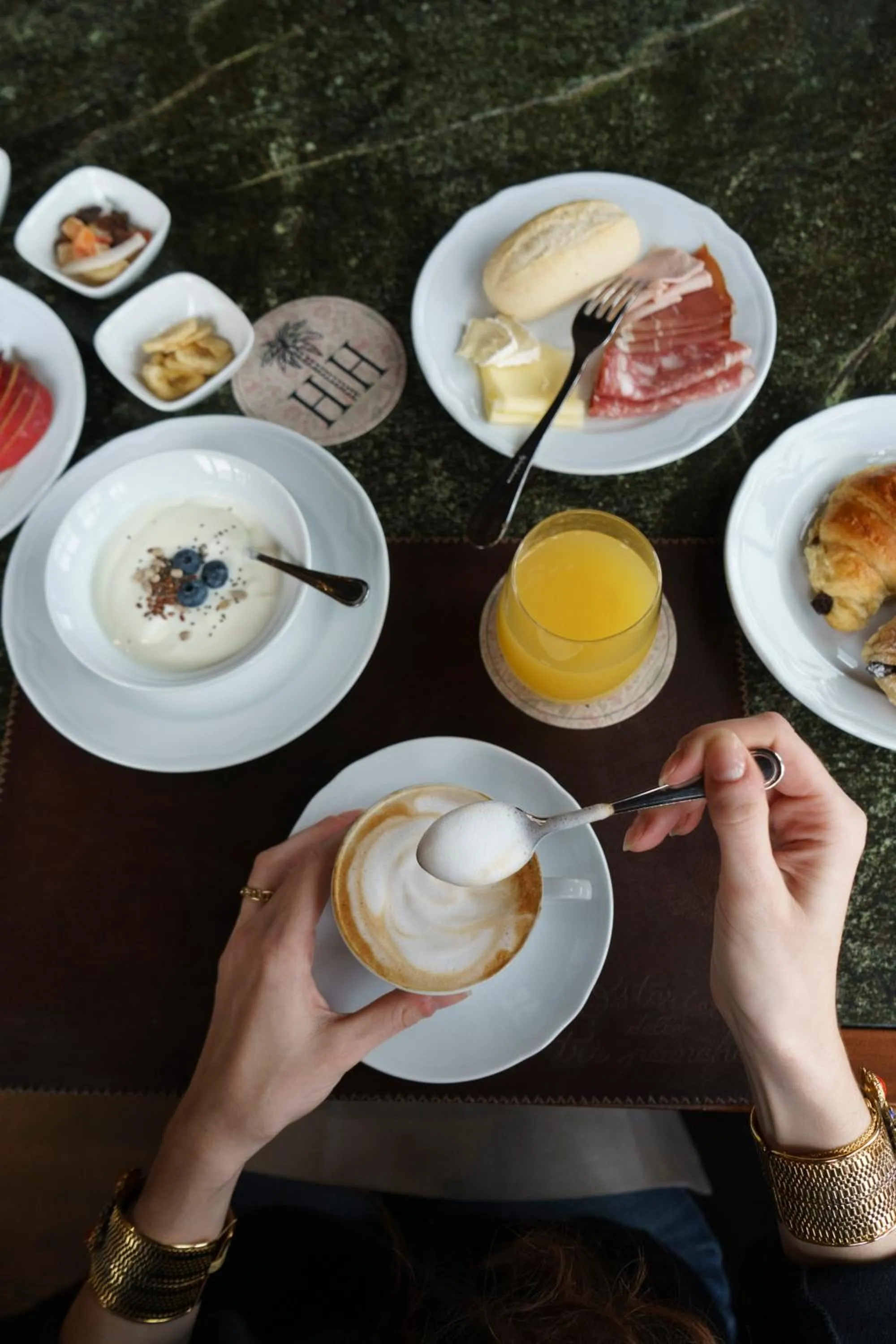 Breakfast in Hotel Hermitage