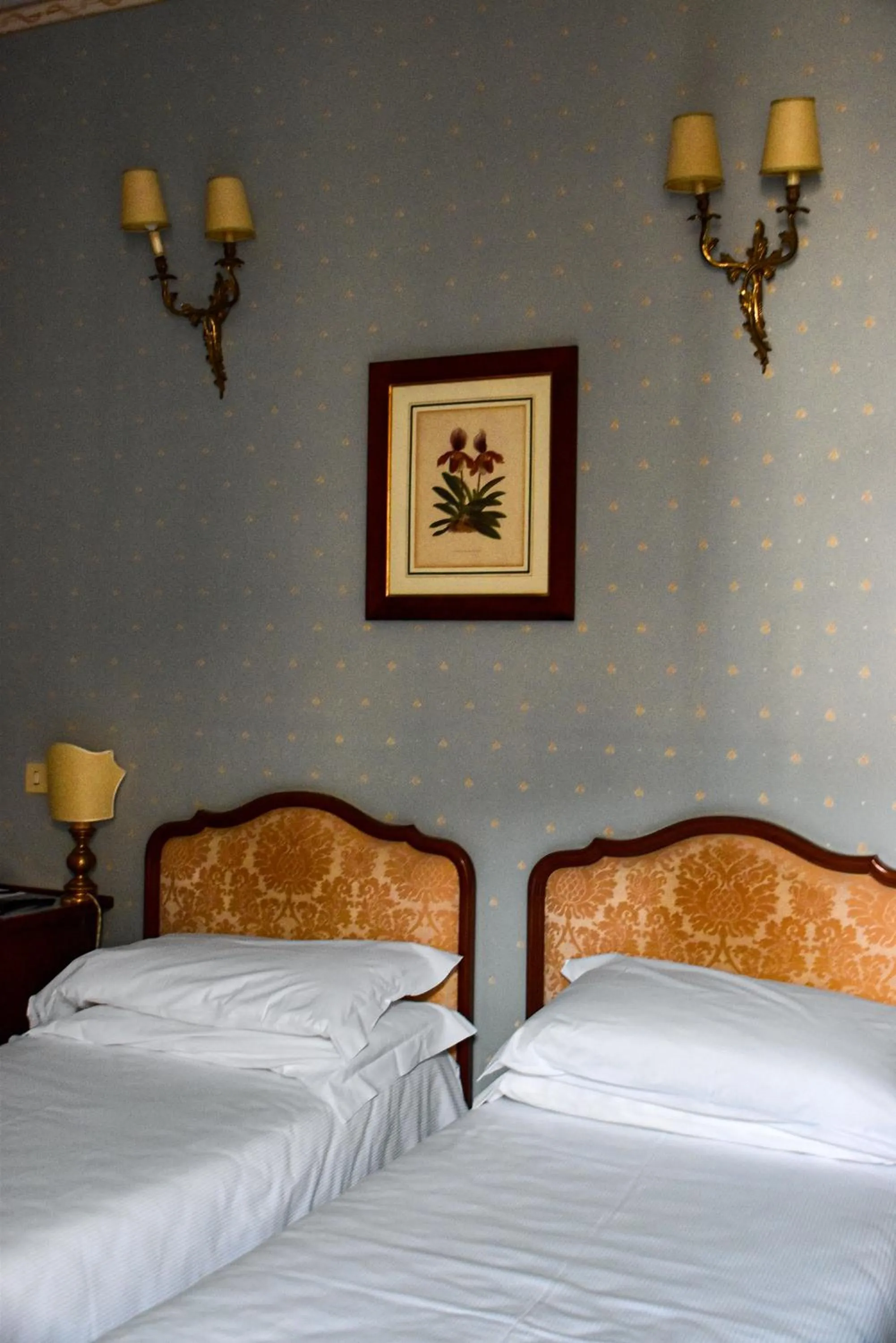 Bed in Hotel Hermitage