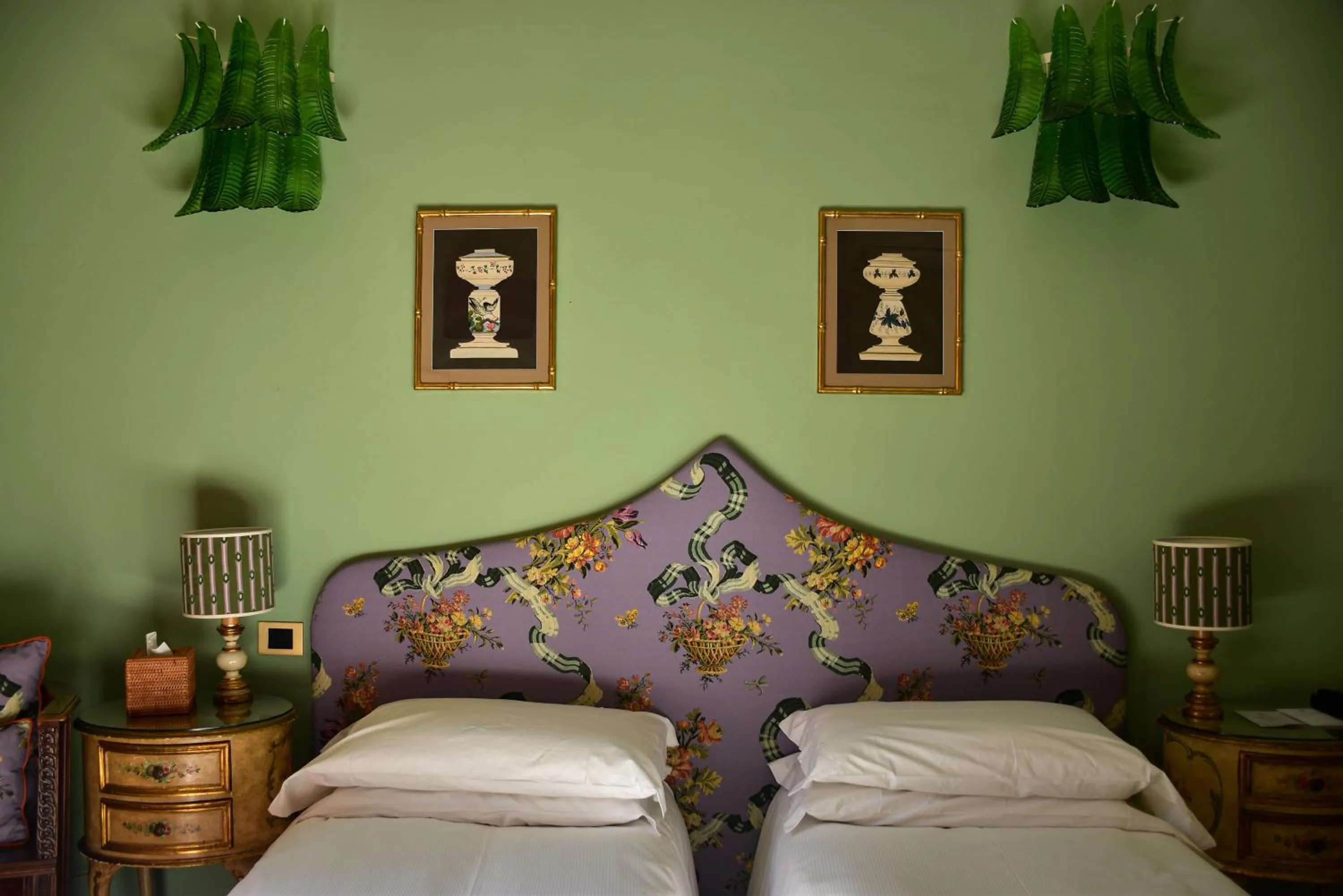 Bed in Hotel Hermitage