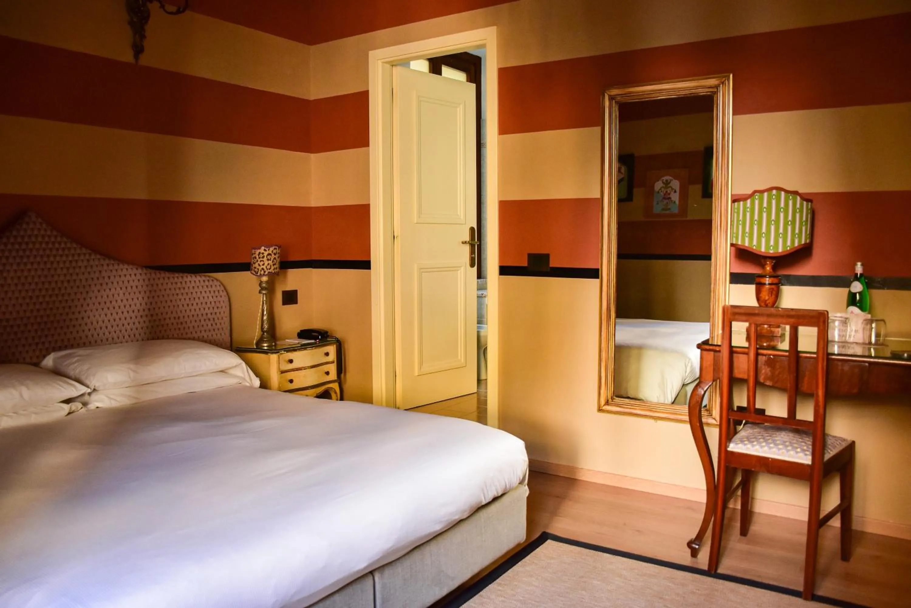 Bed in Hotel Hermitage