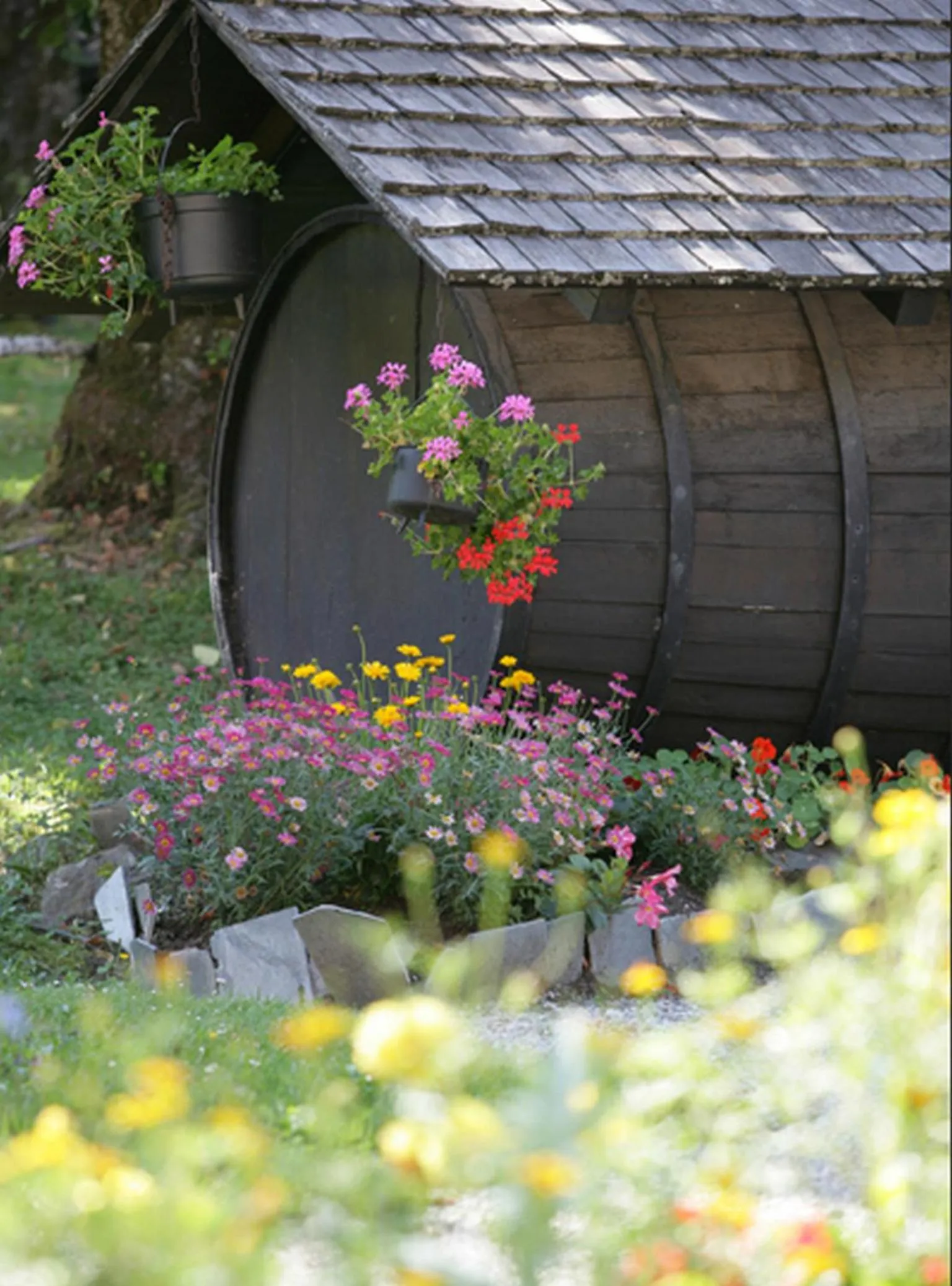 Garden in Aiguille du Midi - Hôtel & Restaurant