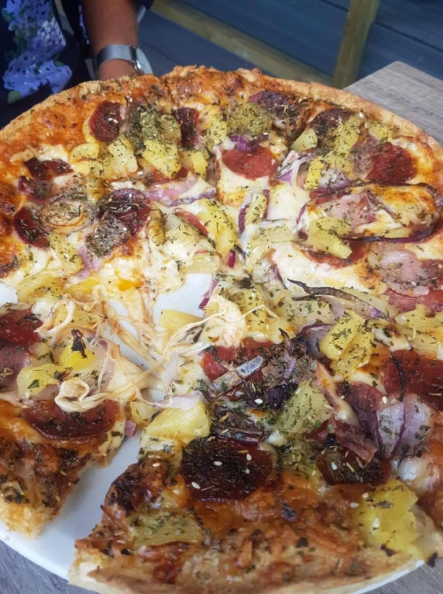 Food in Flåm Marina