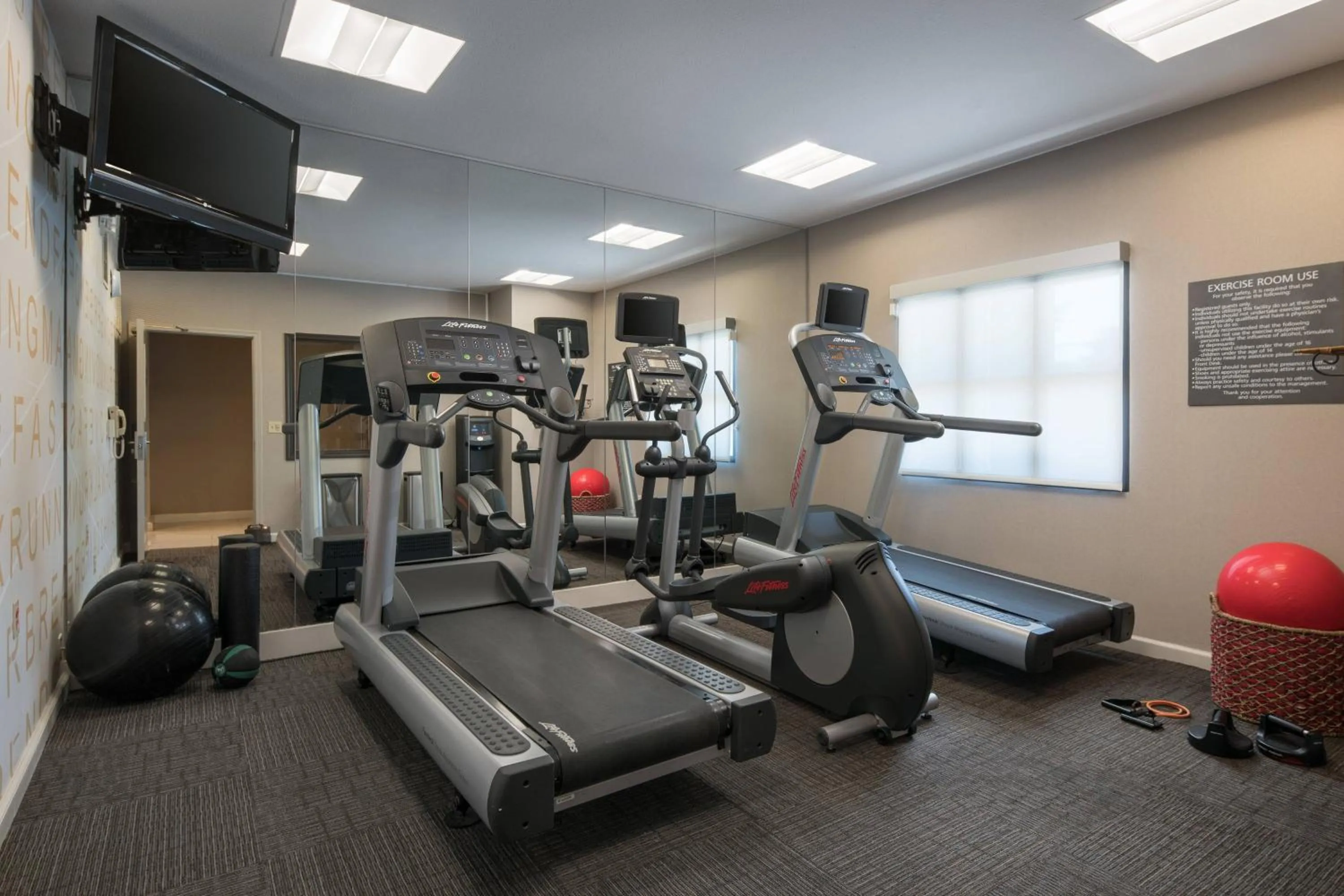 Fitness centre/facilities in Residence Inn San Ramon