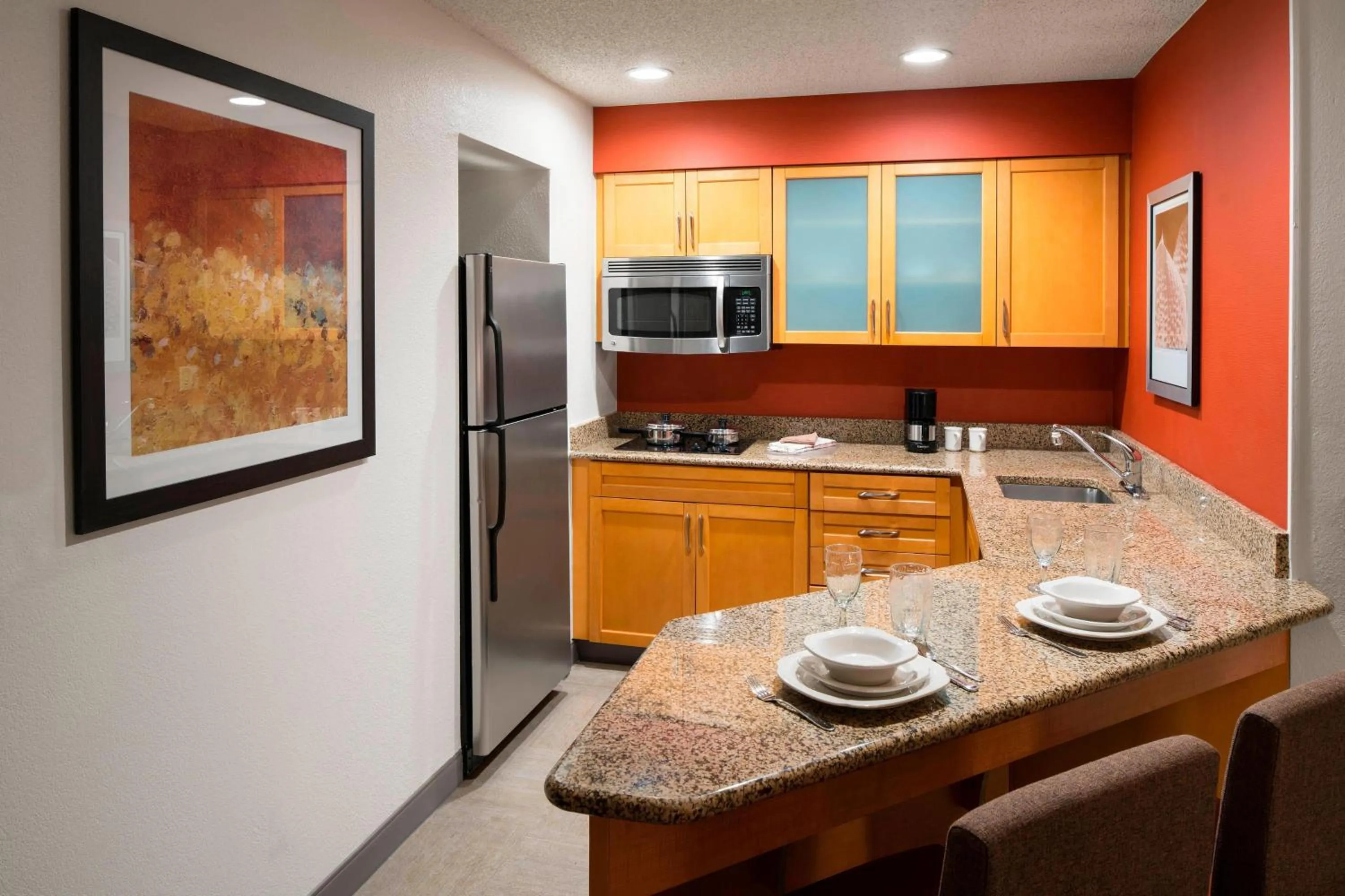 Kitchen or kitchenette in Residence Inn San Ramon