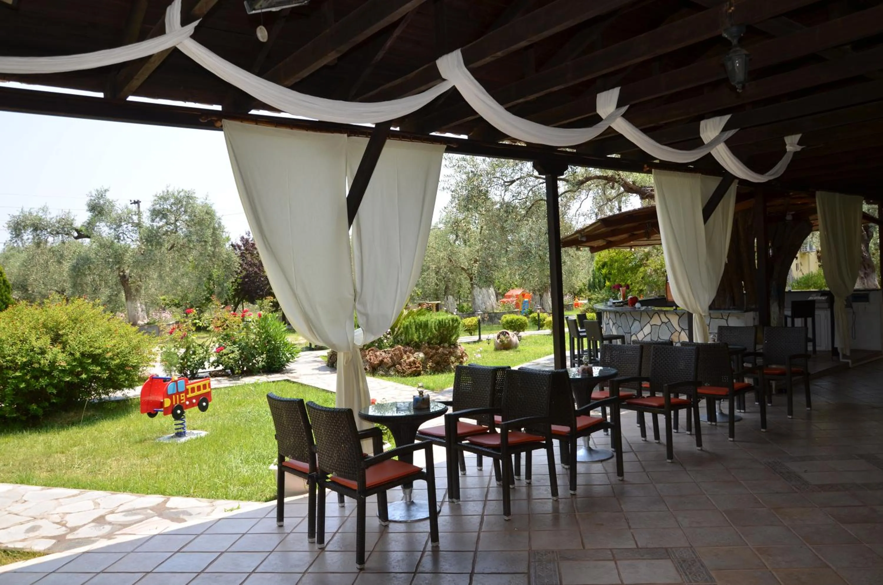 Garden view in Hotel Maria