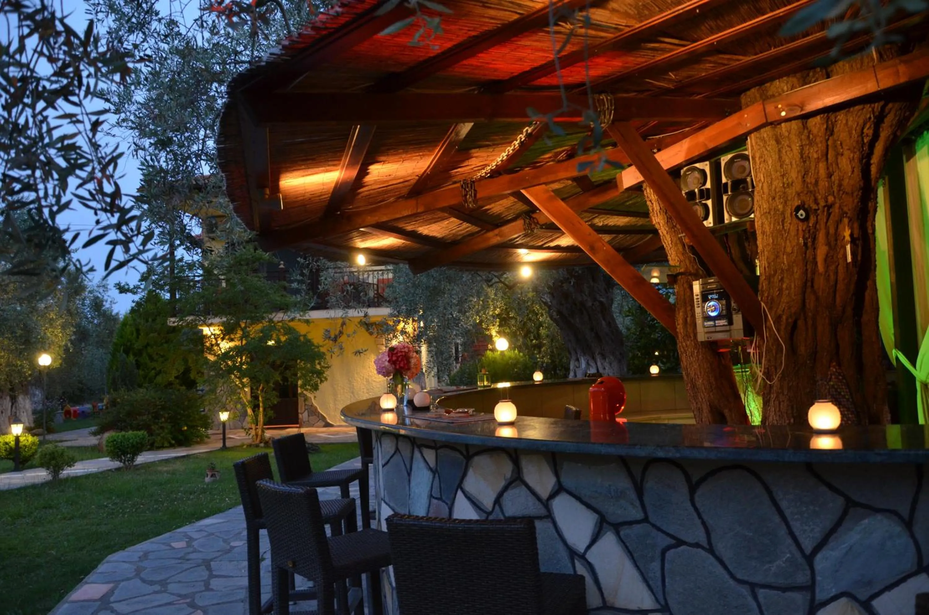 Seating area in Hotel Maria