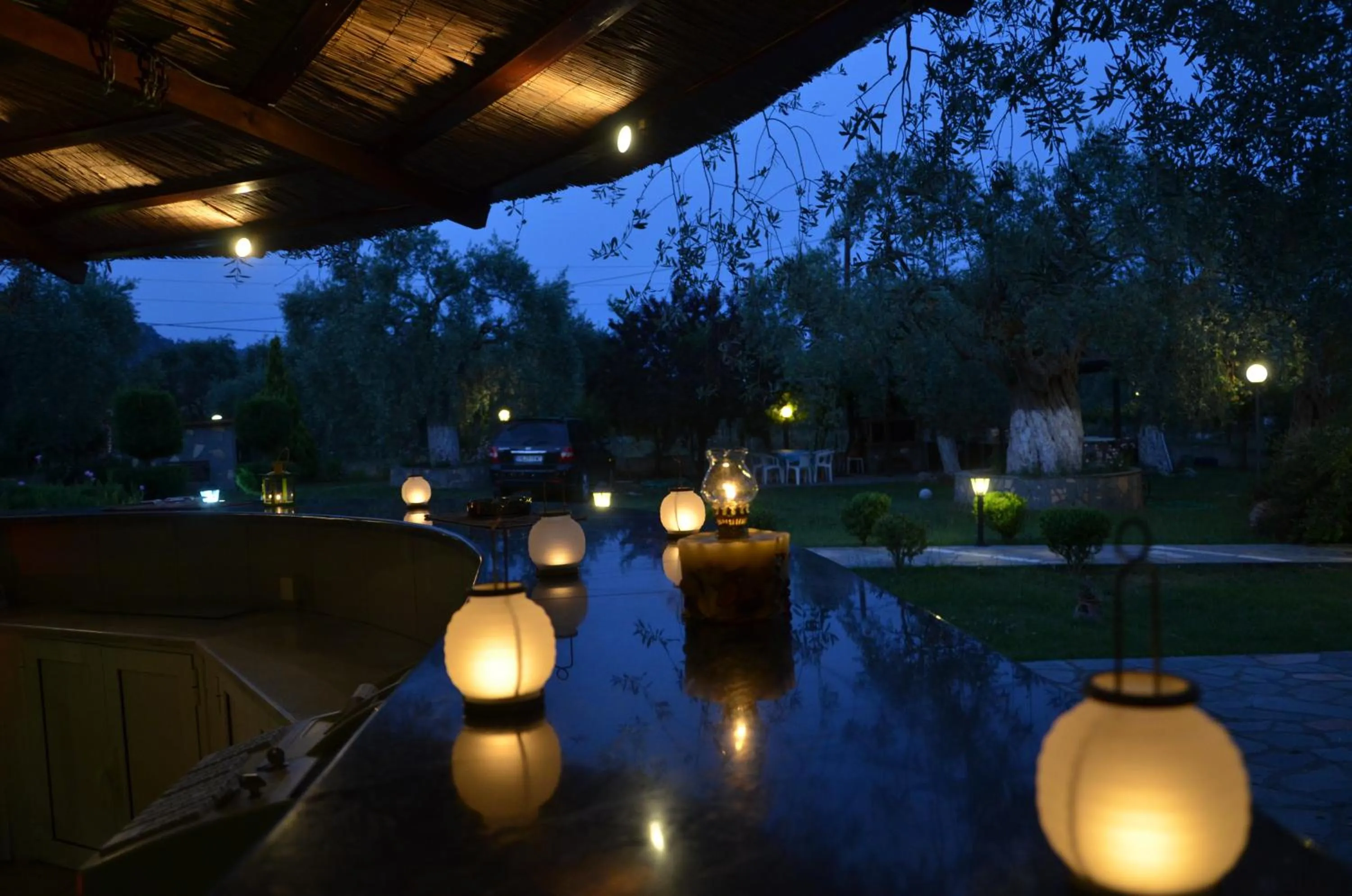 Garden view in Hotel Maria