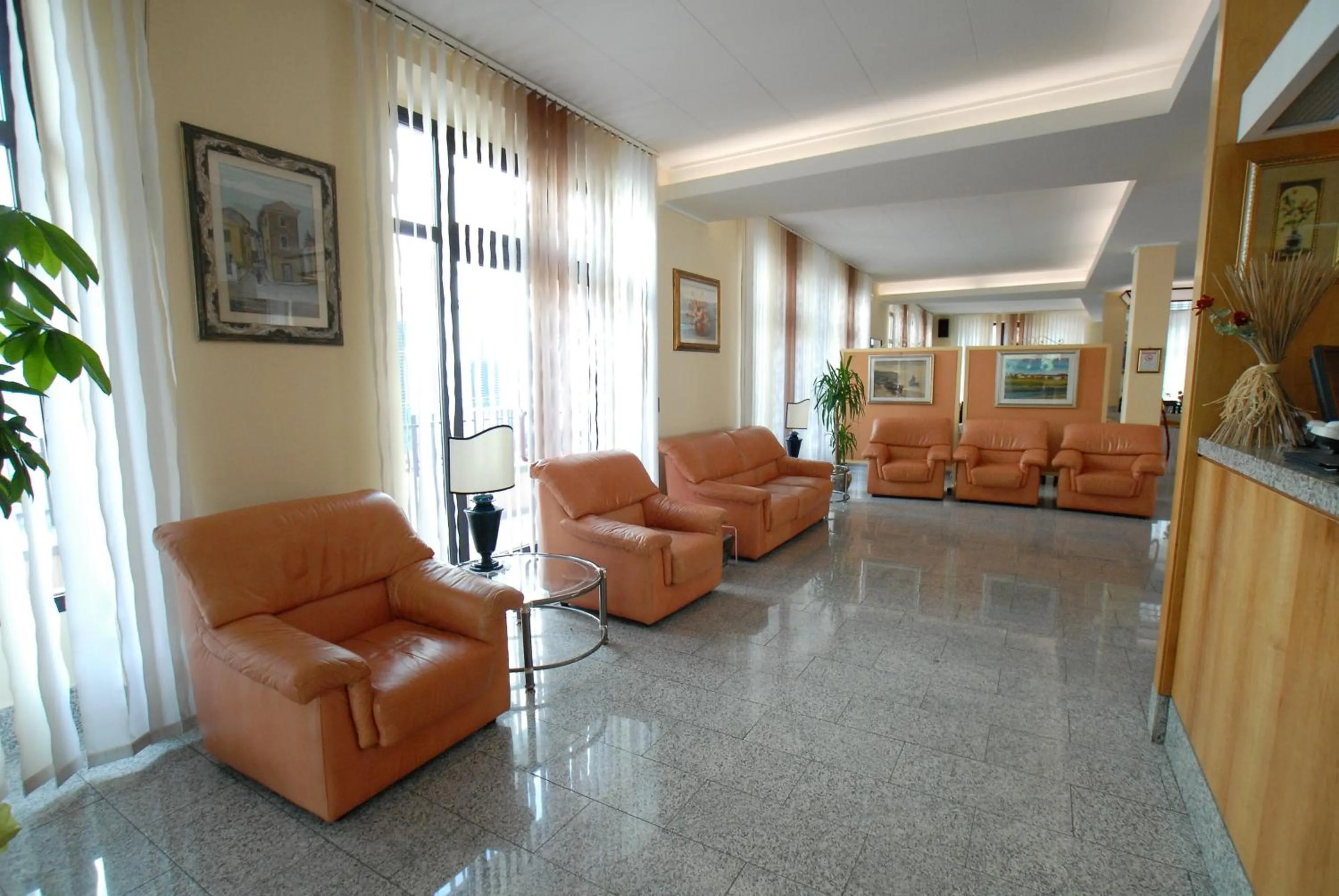 Lobby or reception in Hotel La Querceta