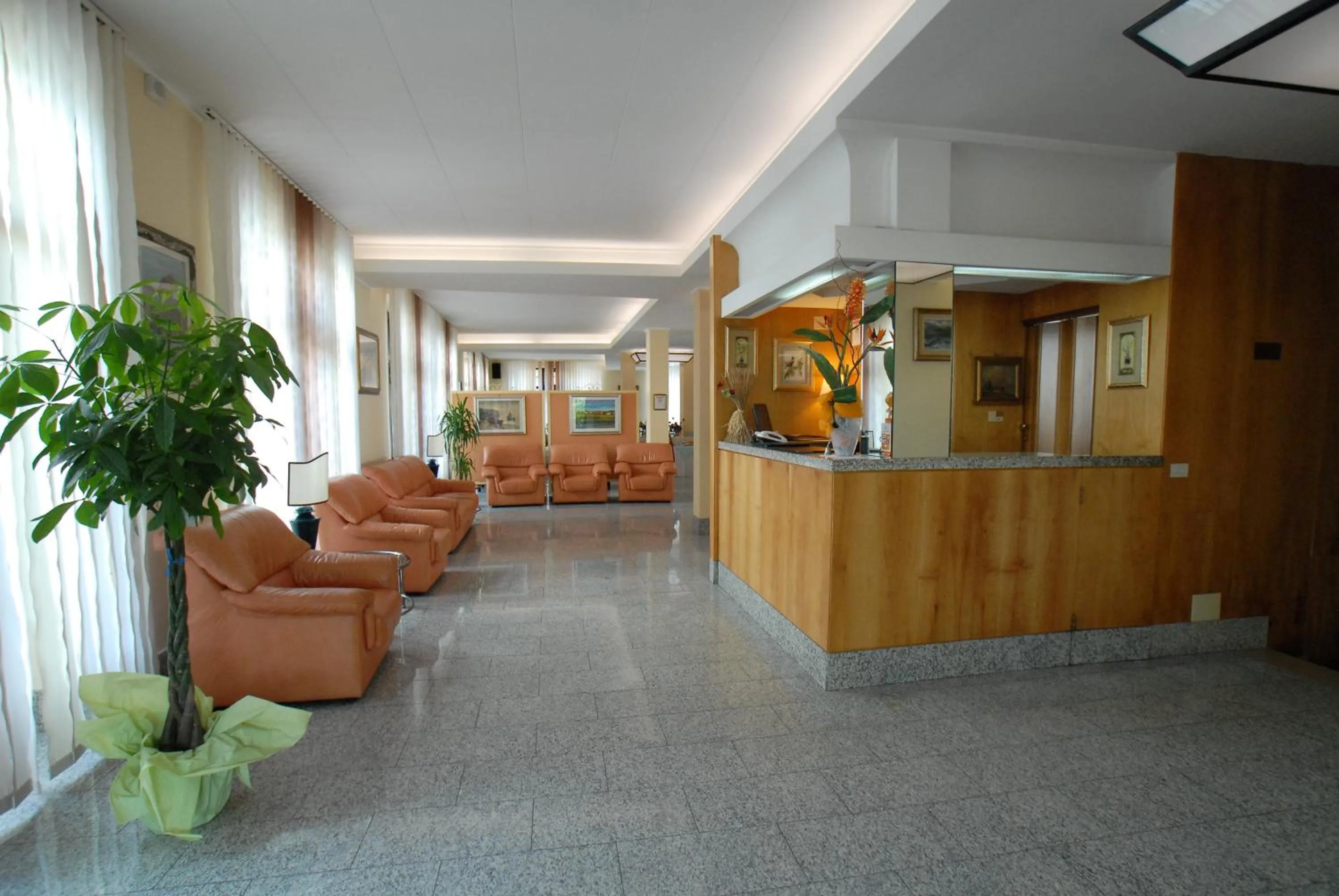 Lobby or reception in Hotel La Querceta