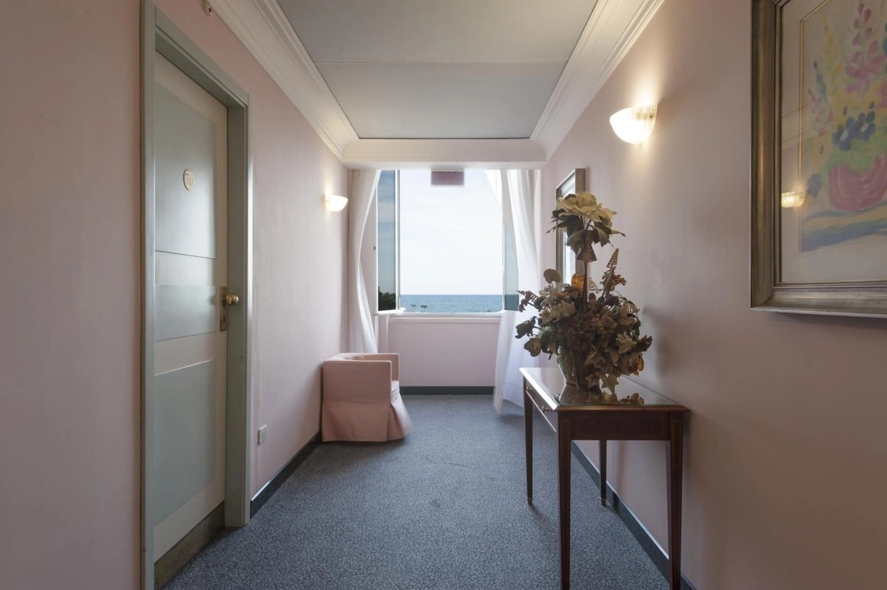 Decorative detail, Bed in Hotel Esplanade