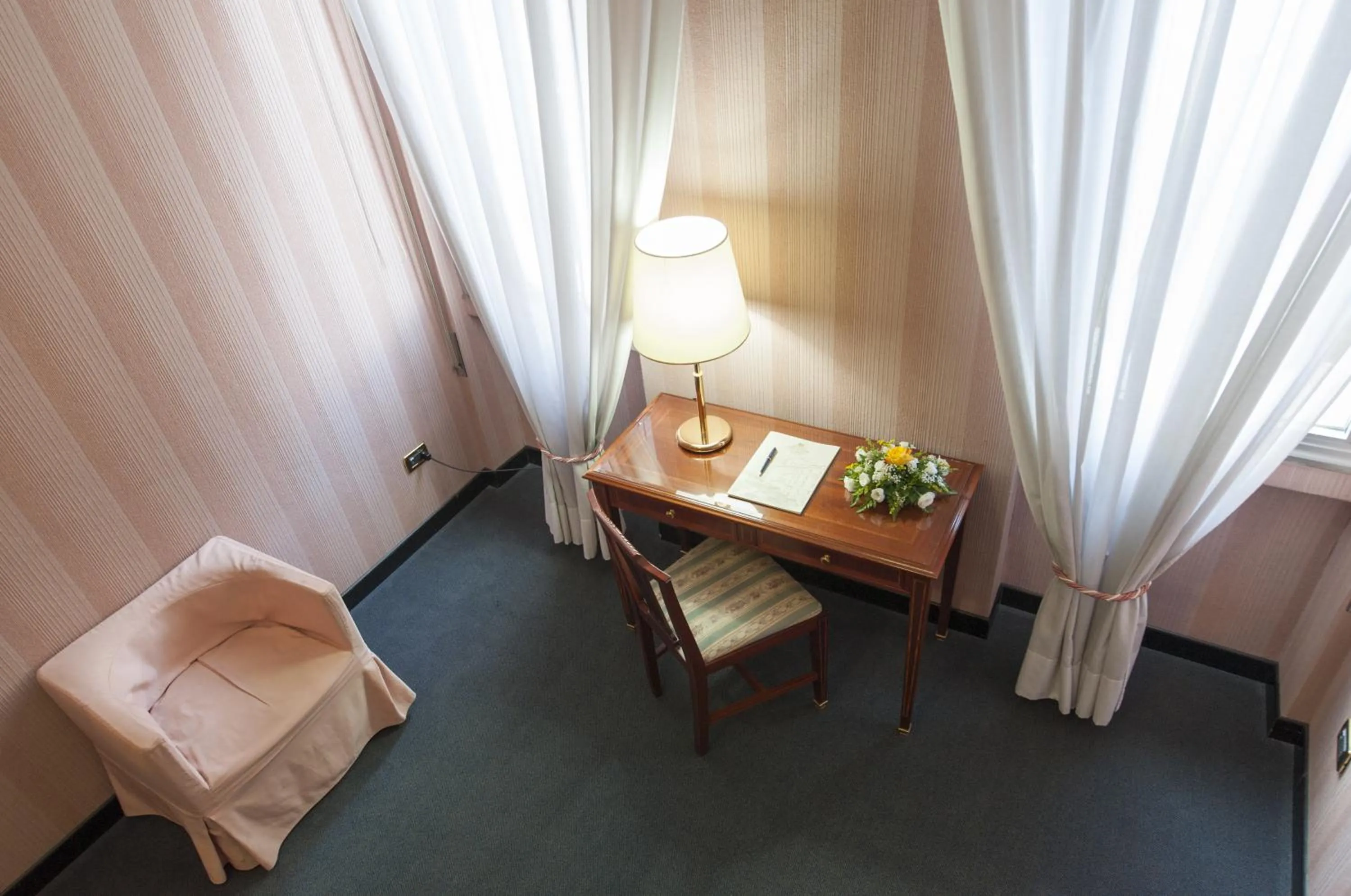 Decorative detail, Bed in Hotel Esplanade