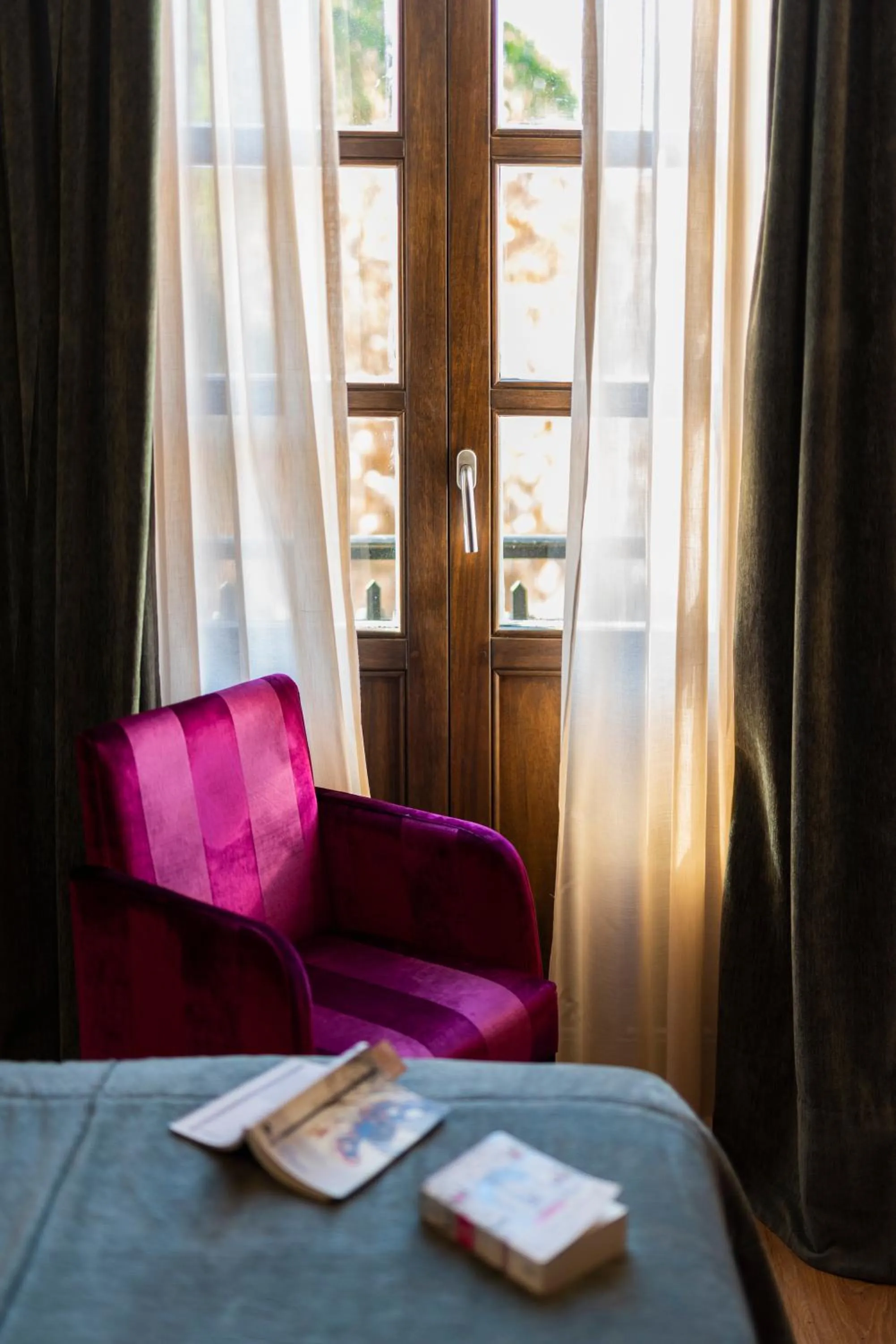 Decorative detail, Bed in La Casa de la Trinidad