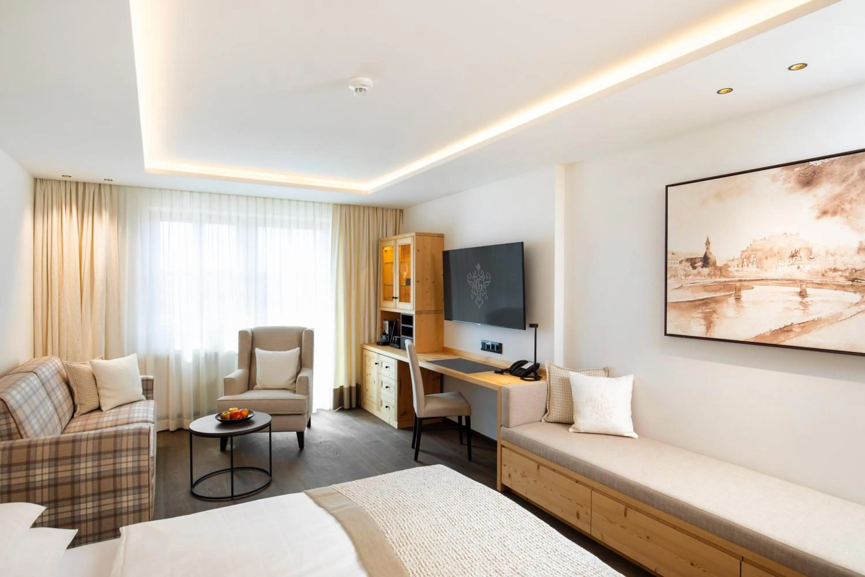 TV and multimedia, Bed in Hotel Grünauerhof