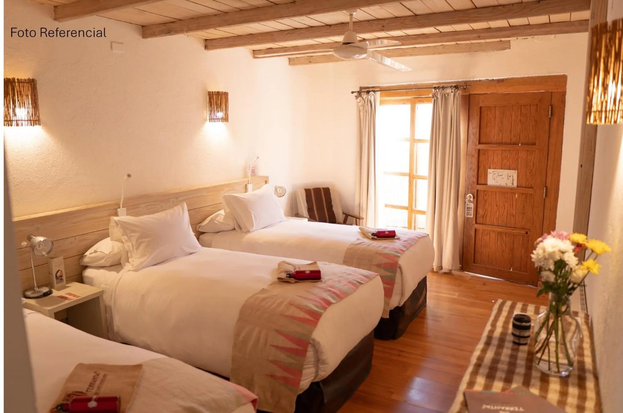 Decorative detail, Bed in Terrantai Lodge