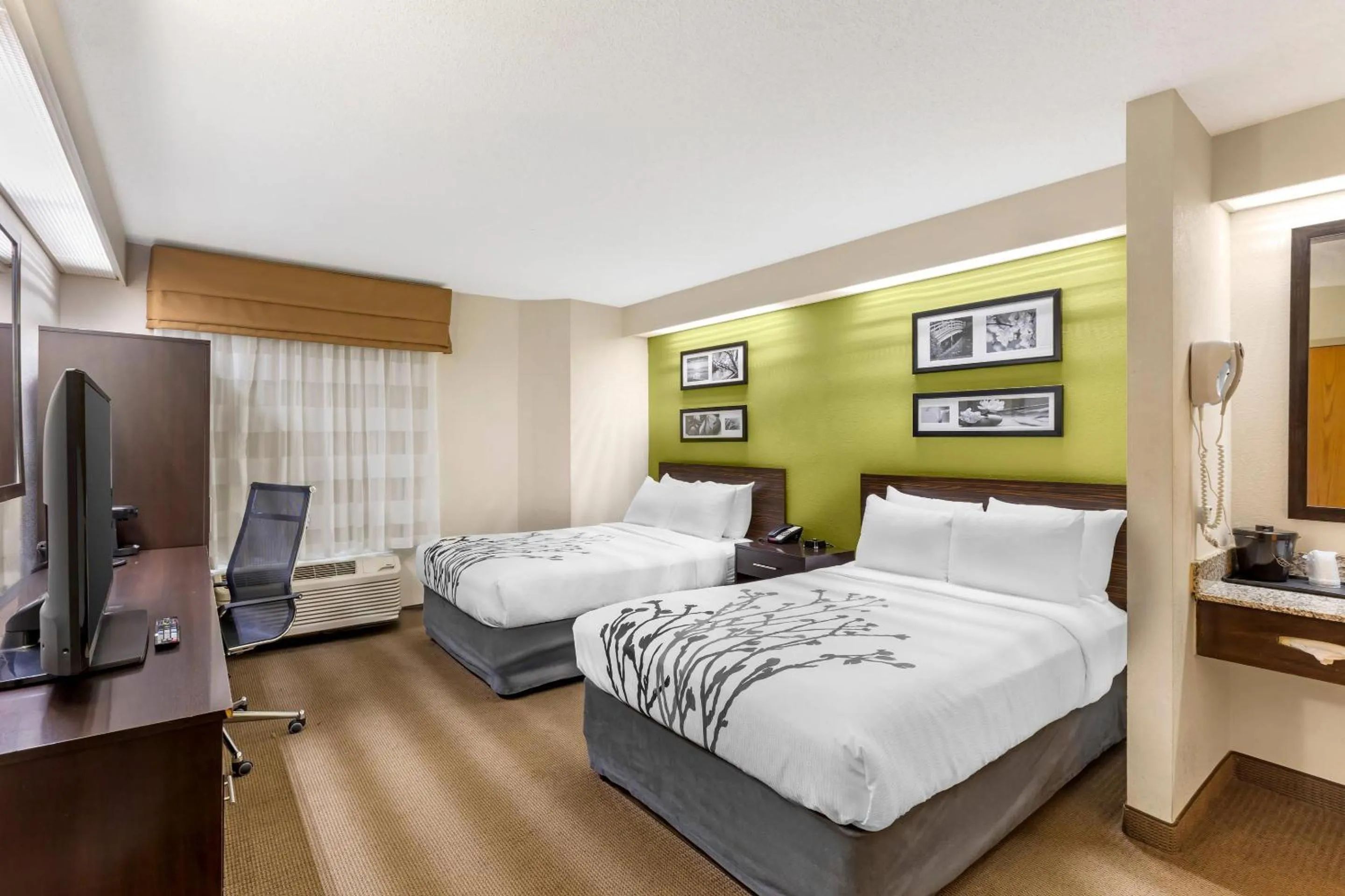 Bedroom, Bed in Sleep Inn at Greenville Convention Center