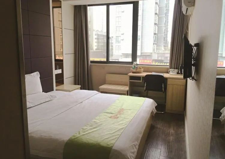 Bed in JUNYI Hotel Jiangsu Xuzhou Middle Xiyuan Road
