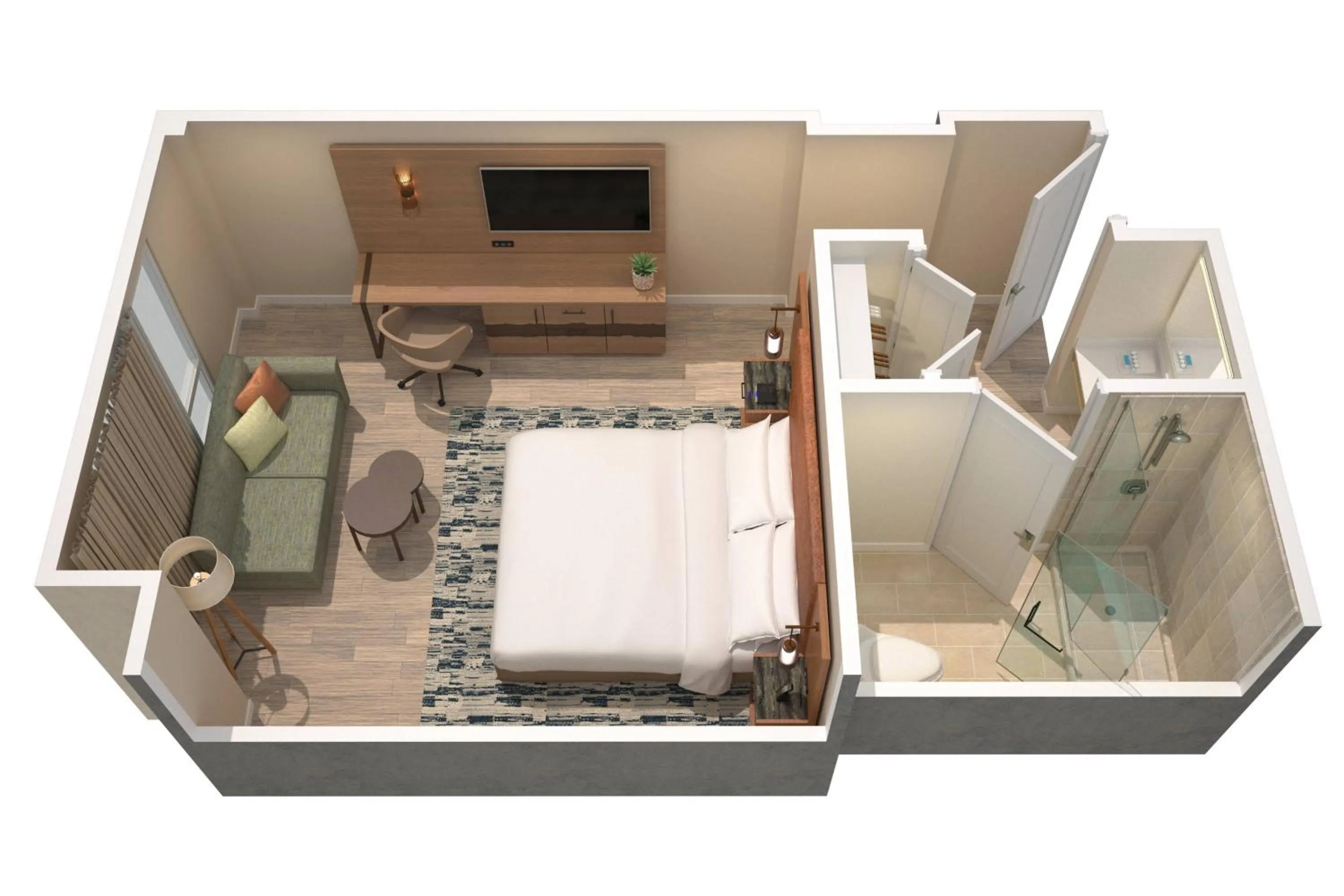 Other, Bed in San Antonio Marriott Rivercenter on the River Walk