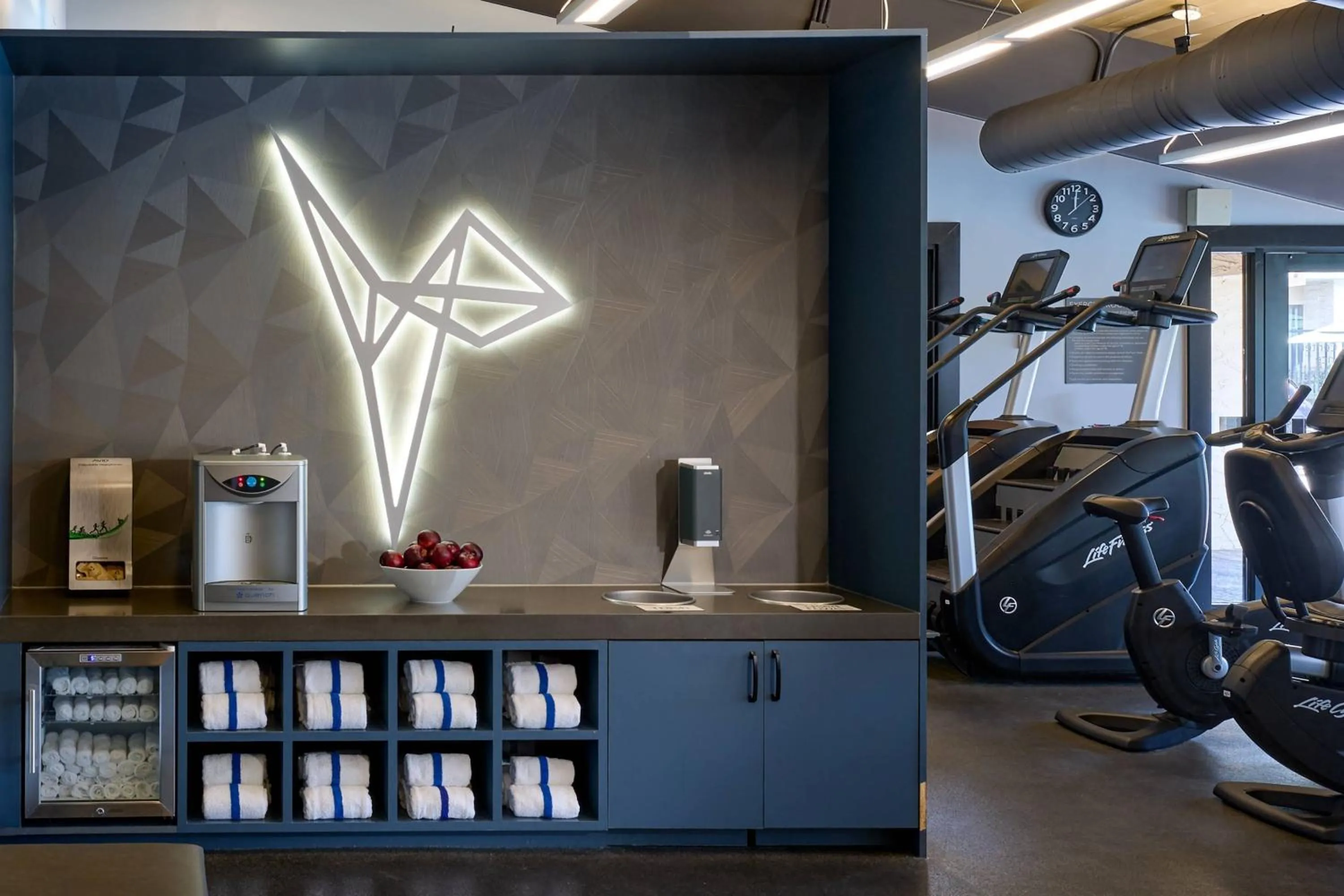 Fitness centre/facilities in Santa Clara Marriott